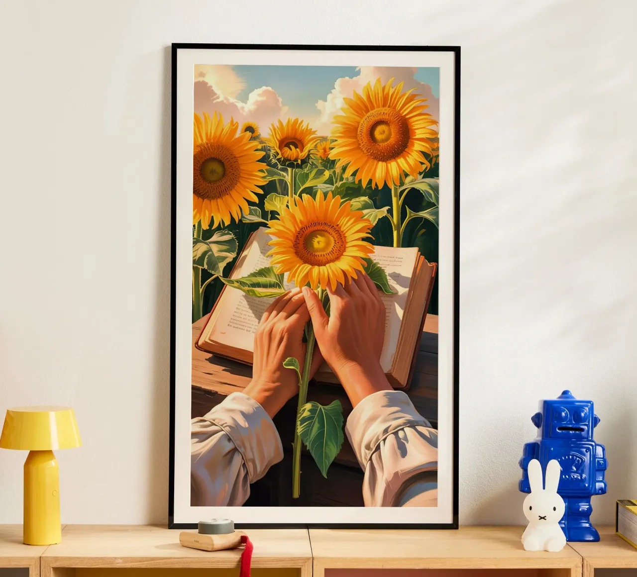 sunflowers hahnemühle by Jeff Studio