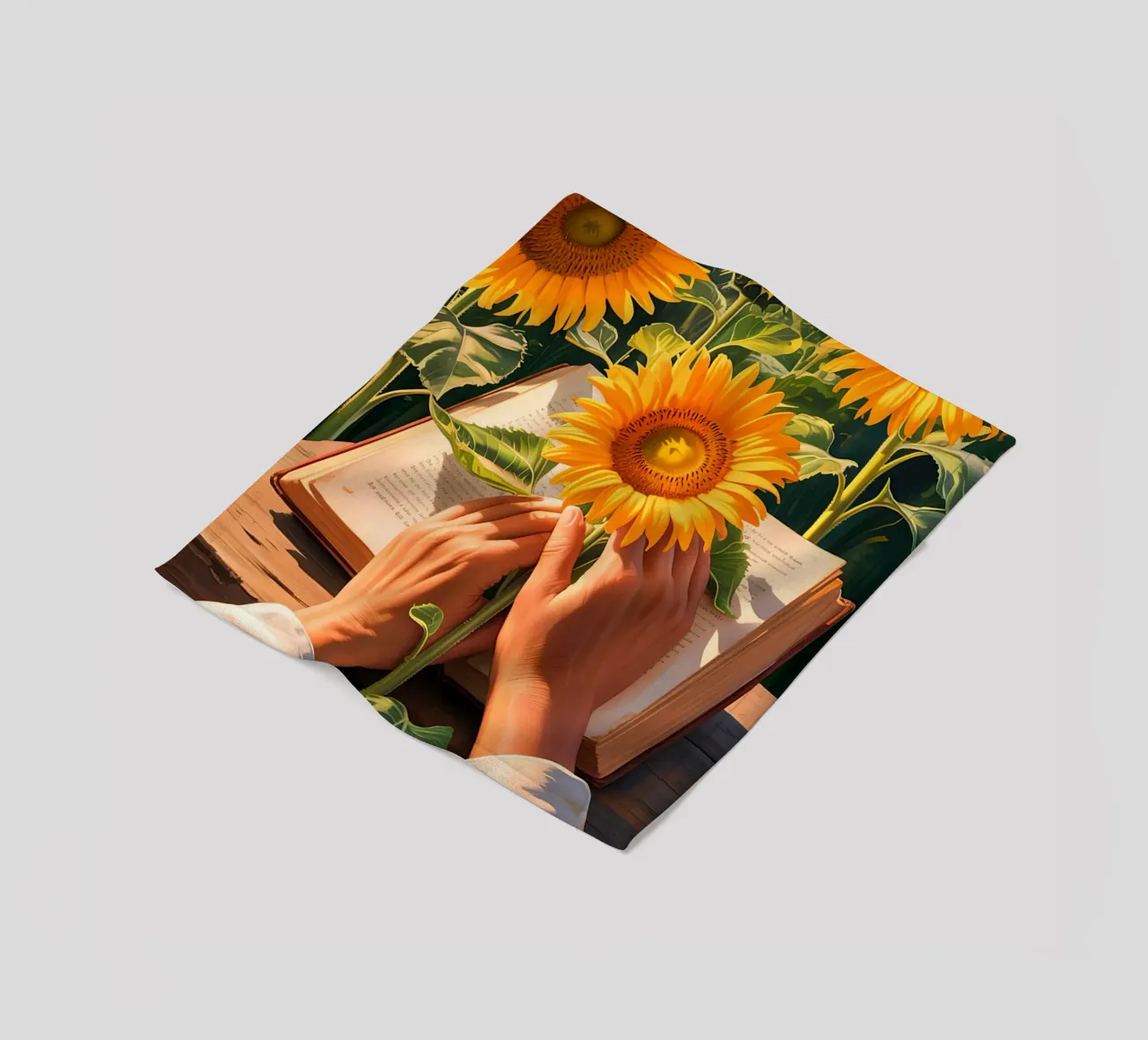 sunflowers coperta in pile da Jeff Studio