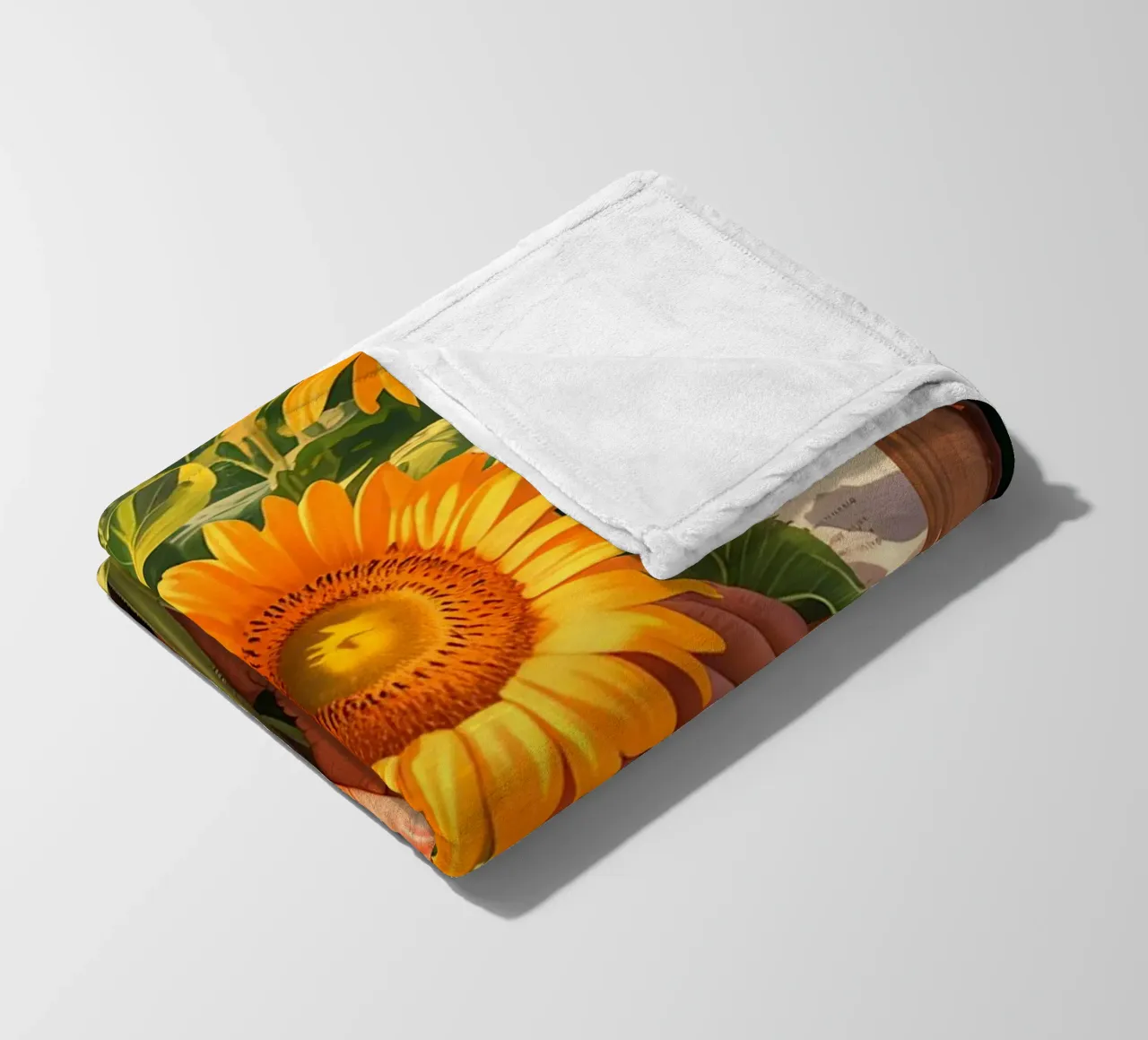sunflowers coperta in pile da Jeff Studio