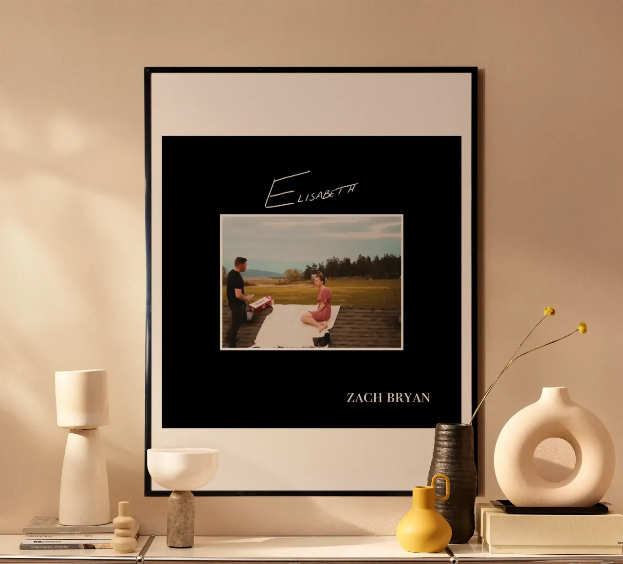 Elisabetta Alternativa poster con telaio in legno da guesmatarko