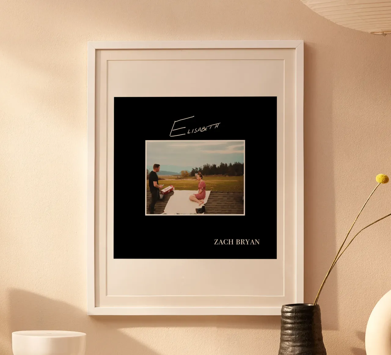Elisabetta Alternativa poster con telaio in legno da guesmatarko