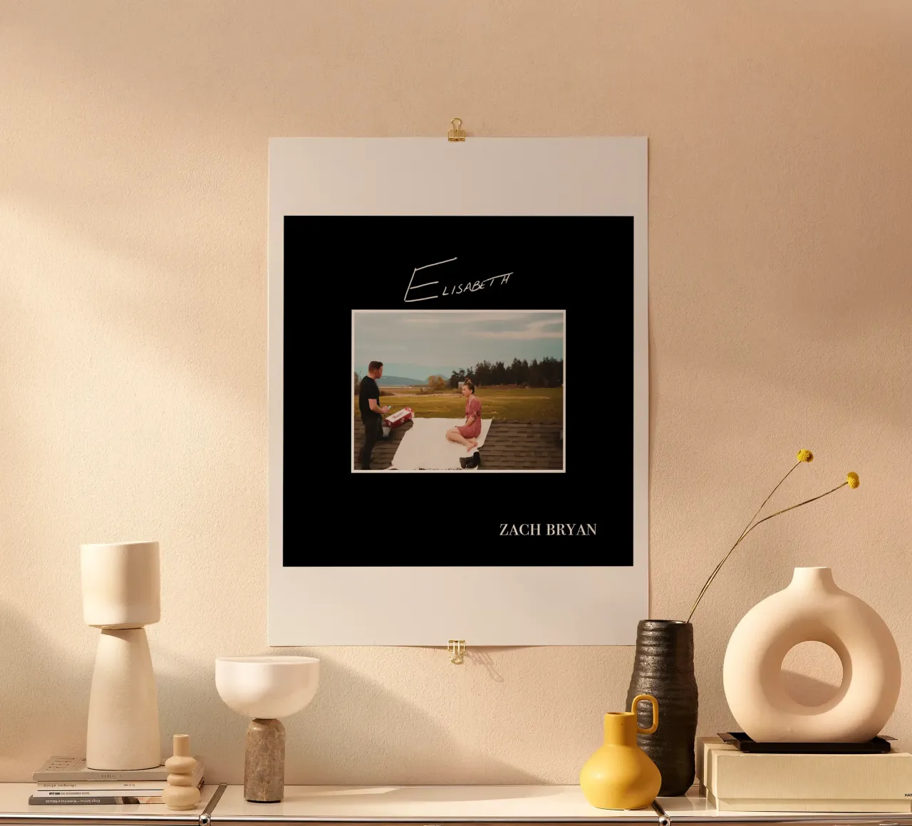 Elisabetta Alternativa poster con telaio in legno da guesmatarko