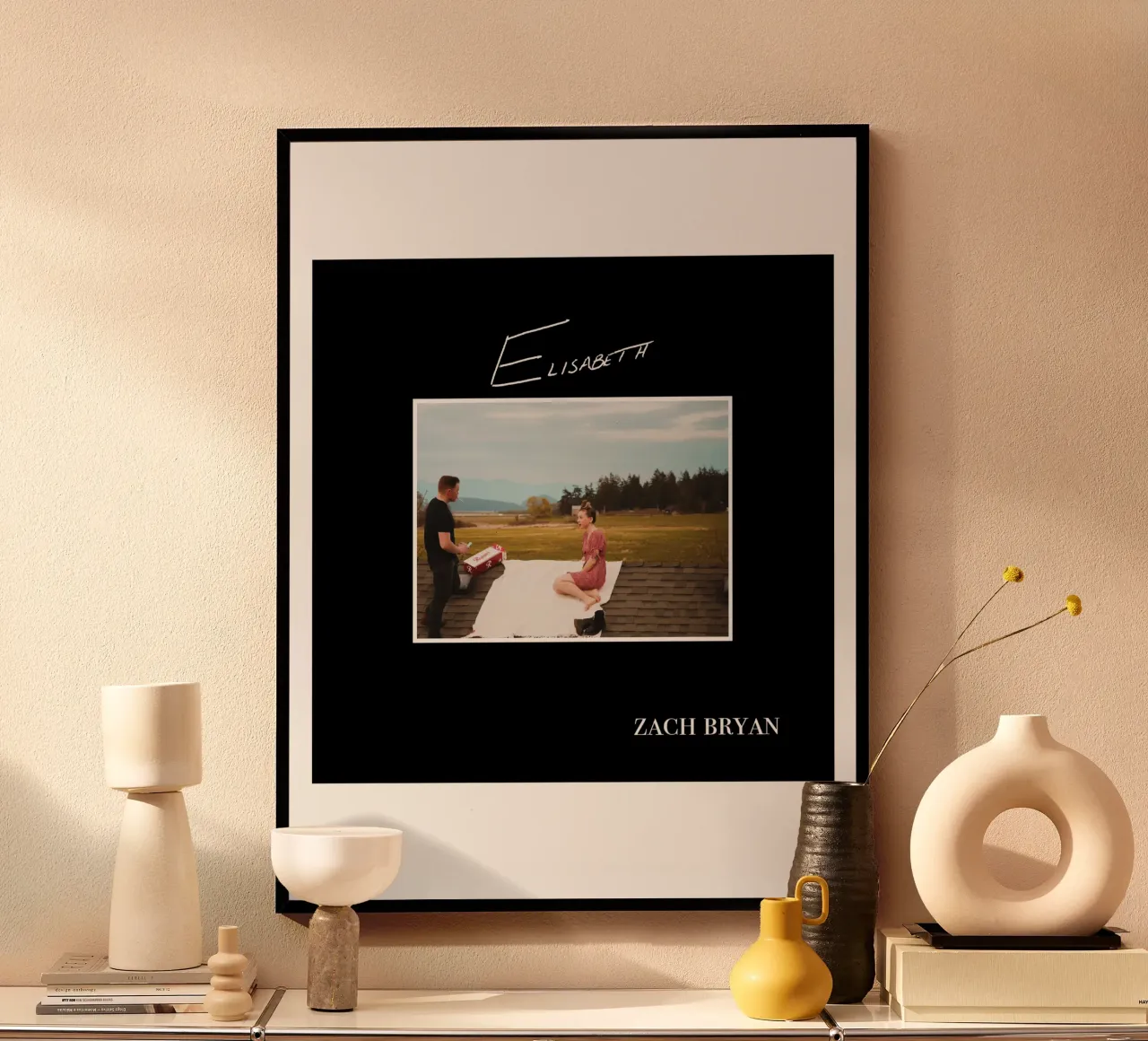 Elisabetta Alternativa poster con telaio in legno da guesmatarko