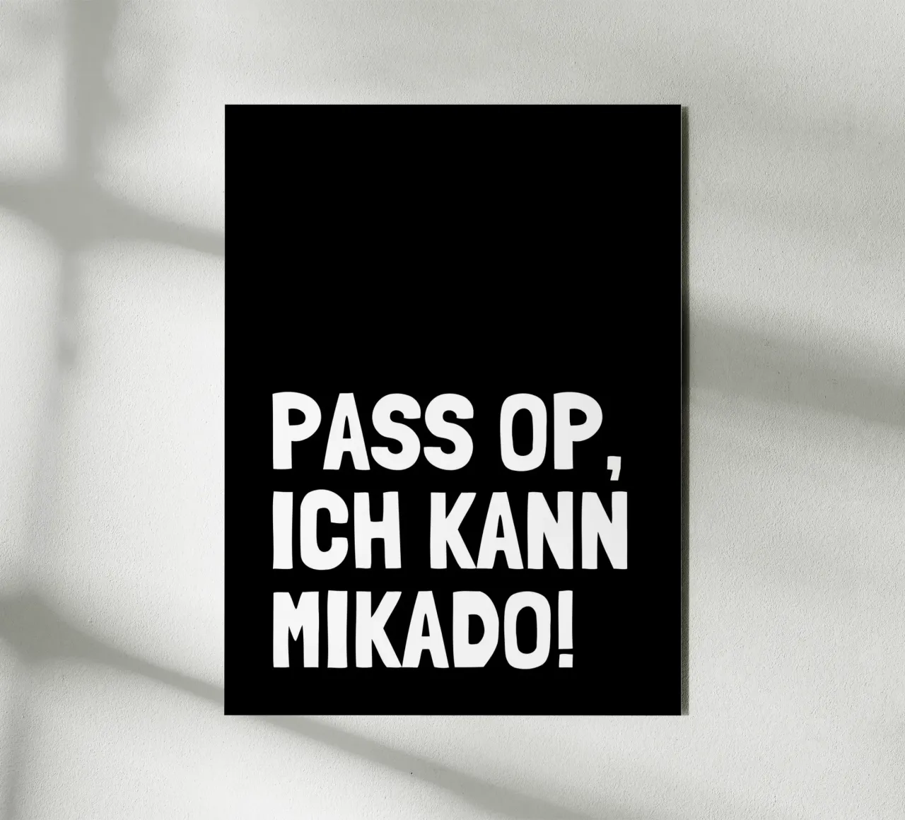 Passare, ich kann Mikado! alluminio dibond da Ohkimiko