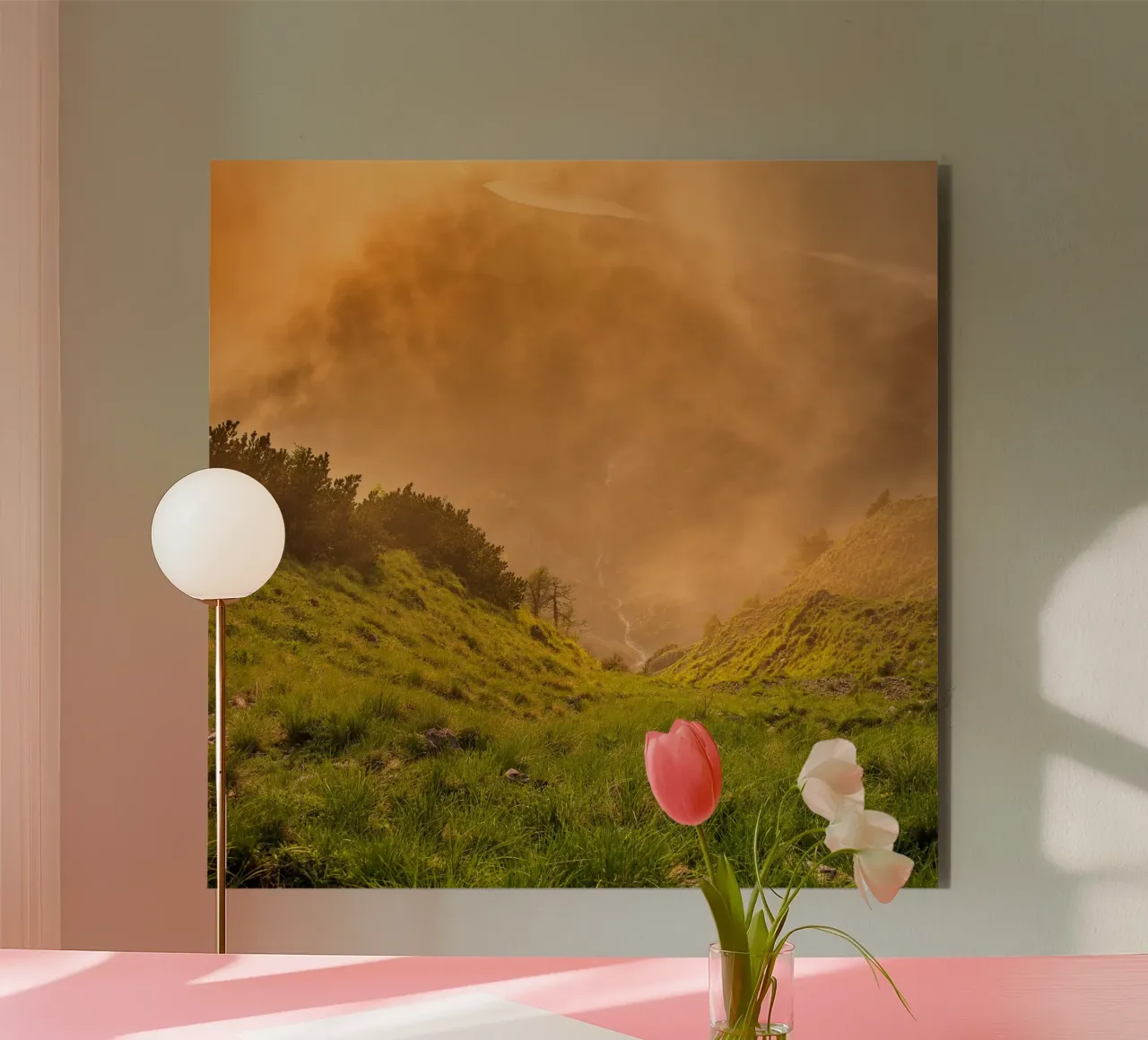 Paesaggio onirico alluminio dibond da PhotoVibe Decor