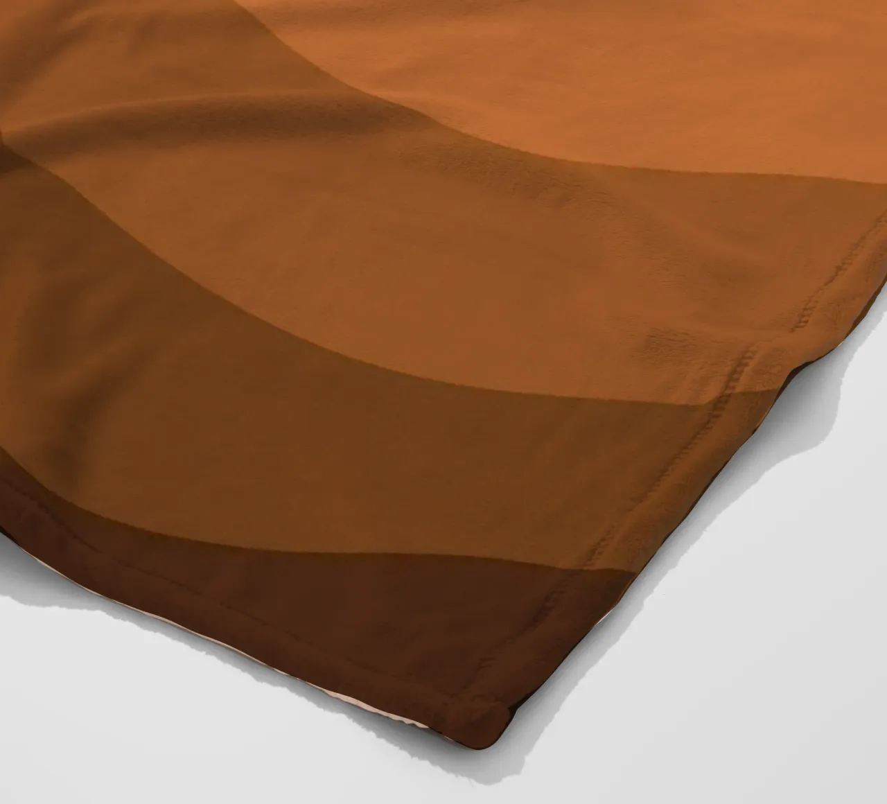 Brown gradient design coperta in pile da baobabprintstore