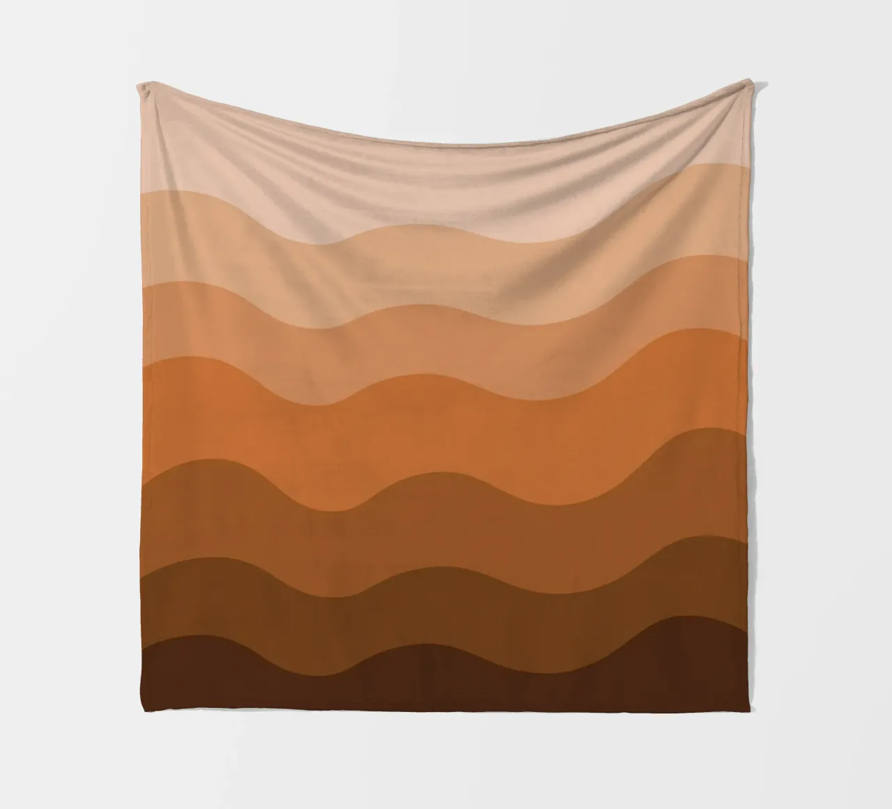 Brown gradient design coperta in pile da baobabprintstore