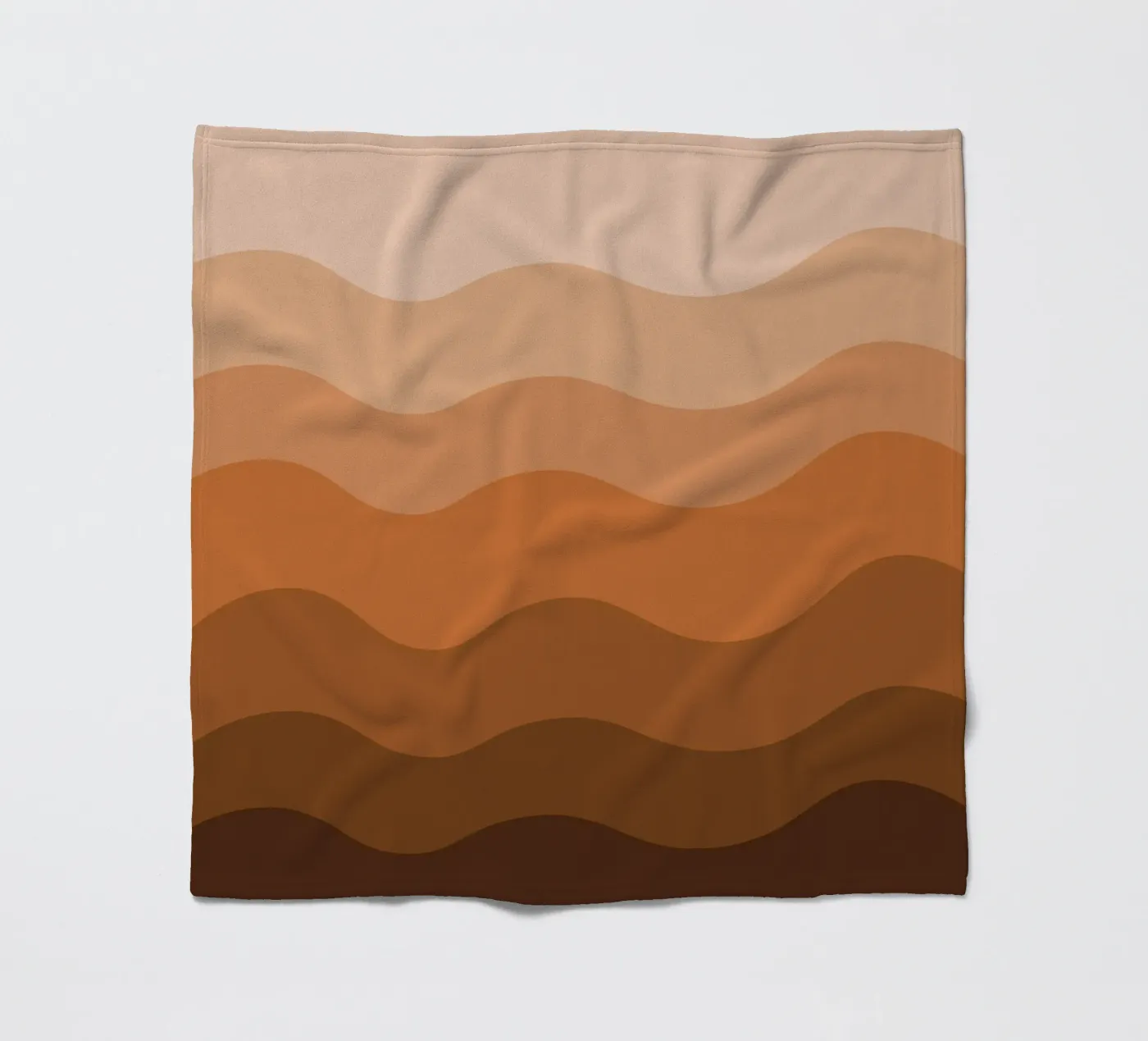 Brown gradient design coperta in pile da baobabprintstore