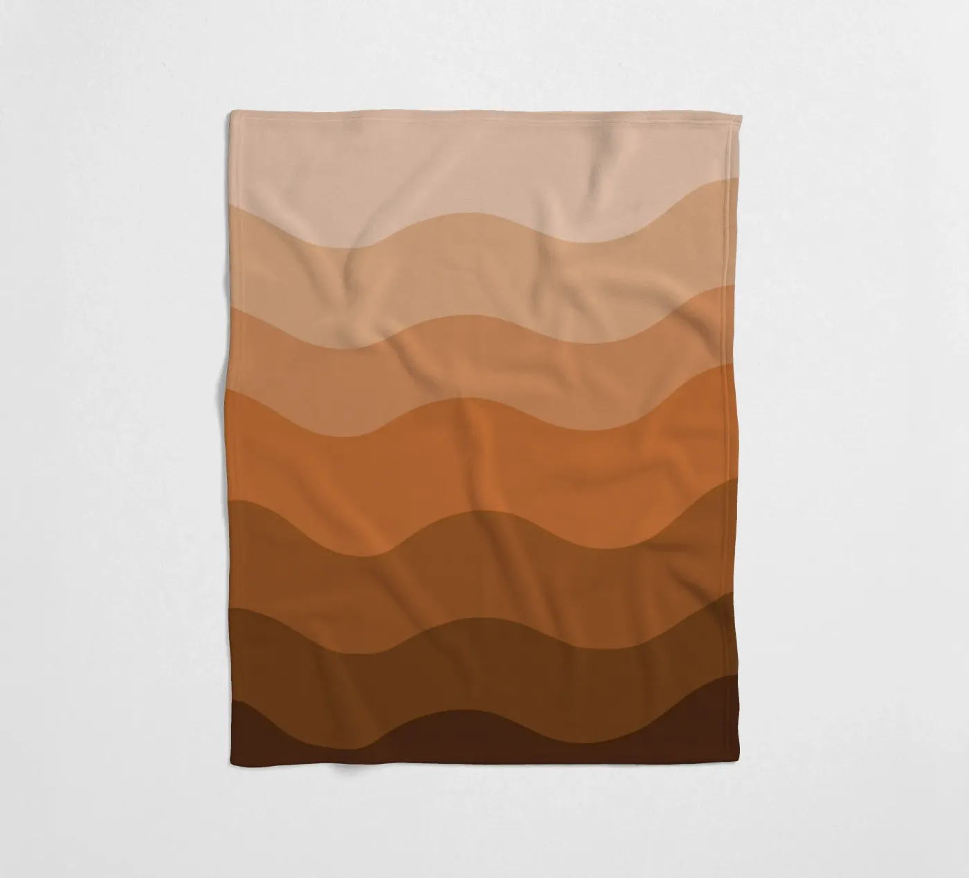 Brown gradient design coperta in pile da baobabprintstore