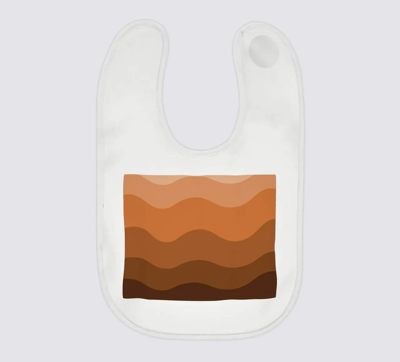 Brown gradient design bavaglino da baobabprintstore