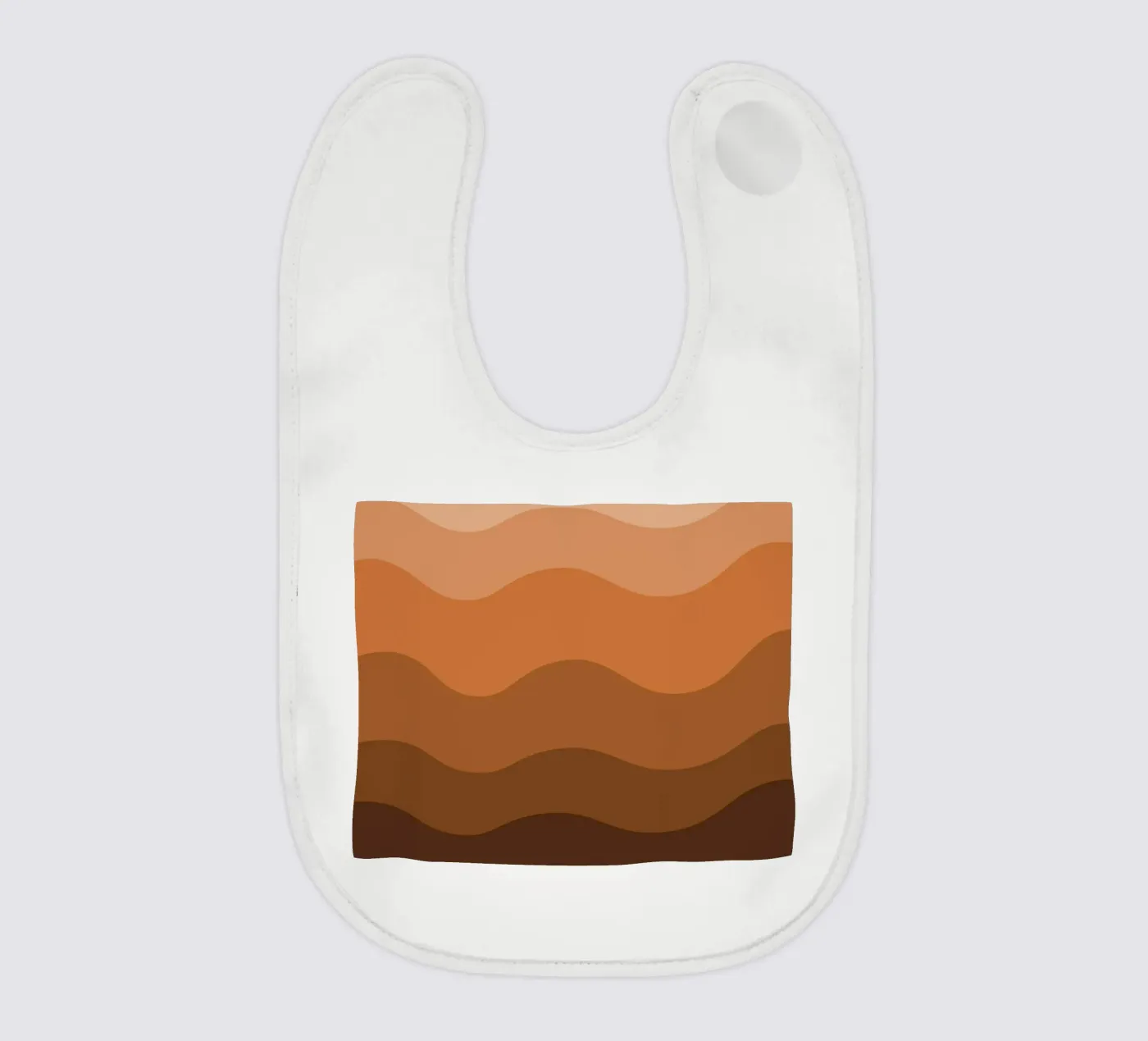 Brown gradient design bavaglino da baobabprintstore