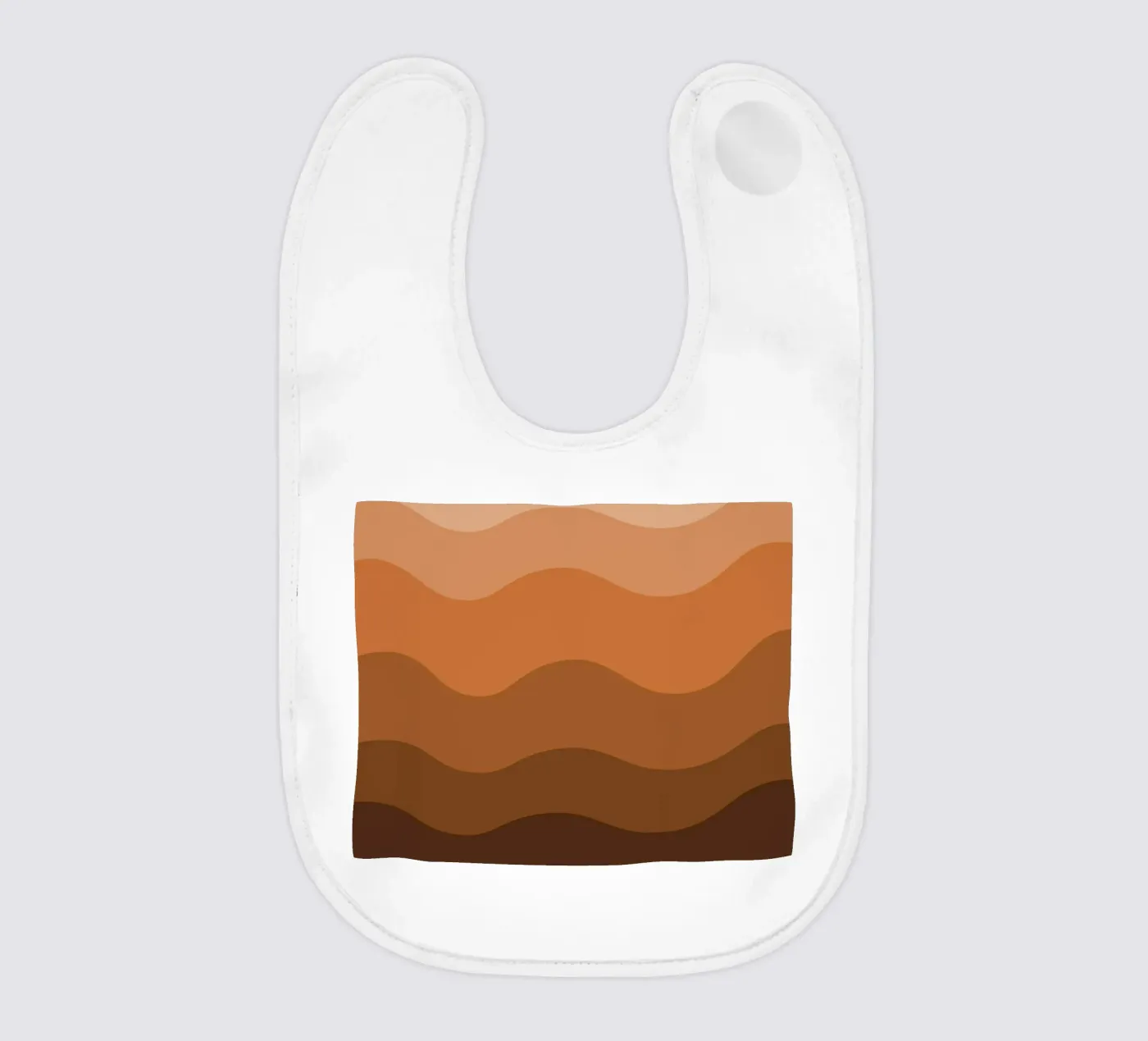 Brown gradient design bavaglino da baobabprintstore