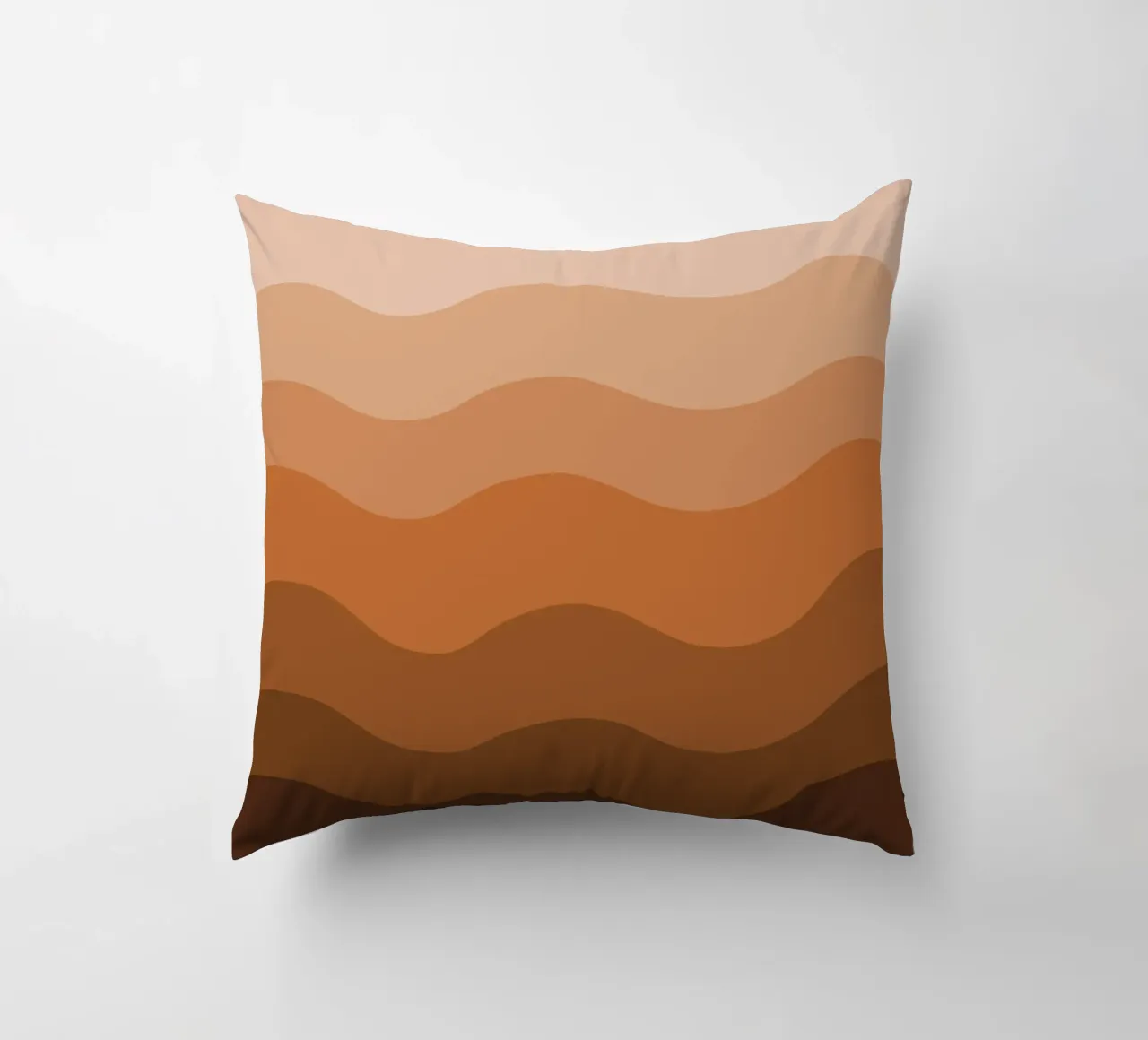 Brown gradient design cuscino da baobabprintstore