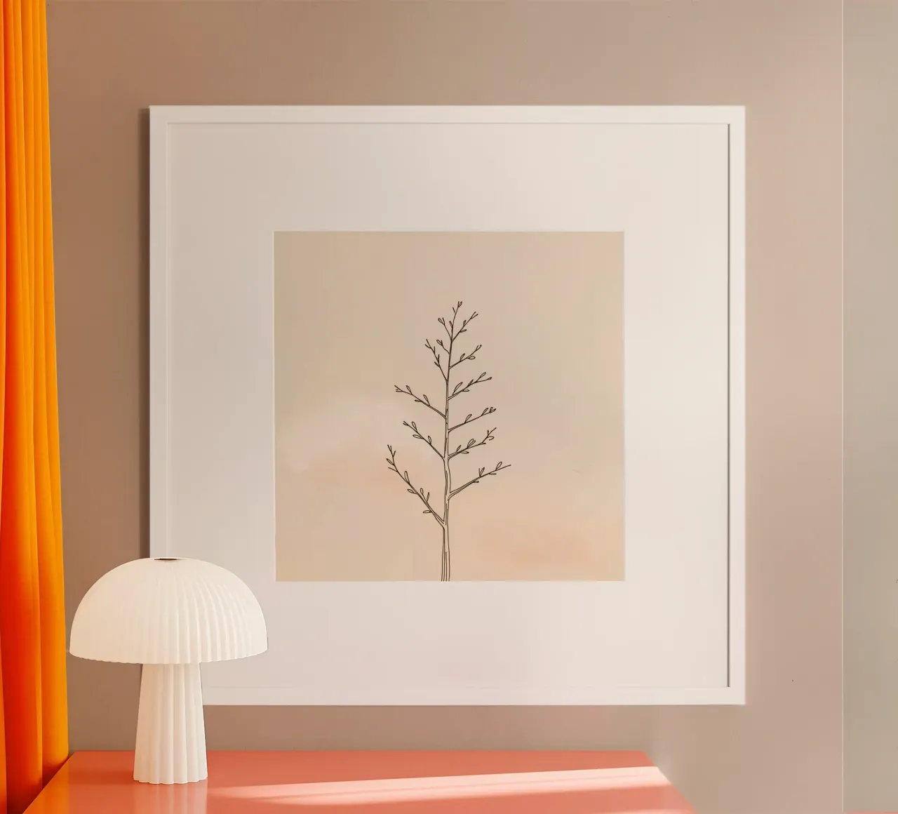 Simple sketched tree against a light background hahnemühle by DesignDoodle