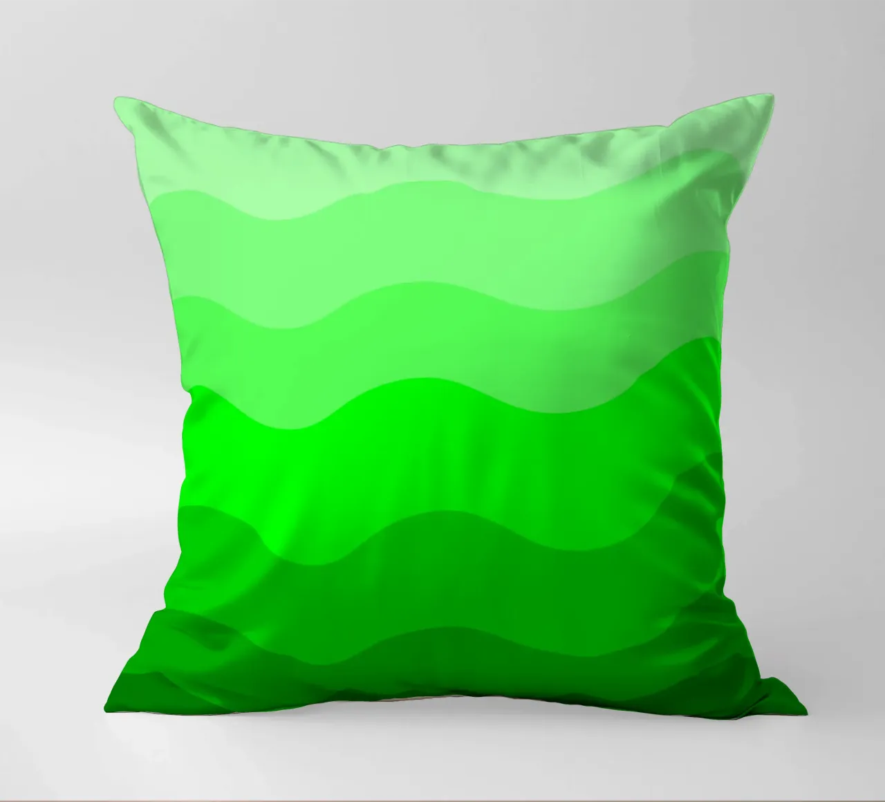 Green gradient design cuscino da baobabprintstore
