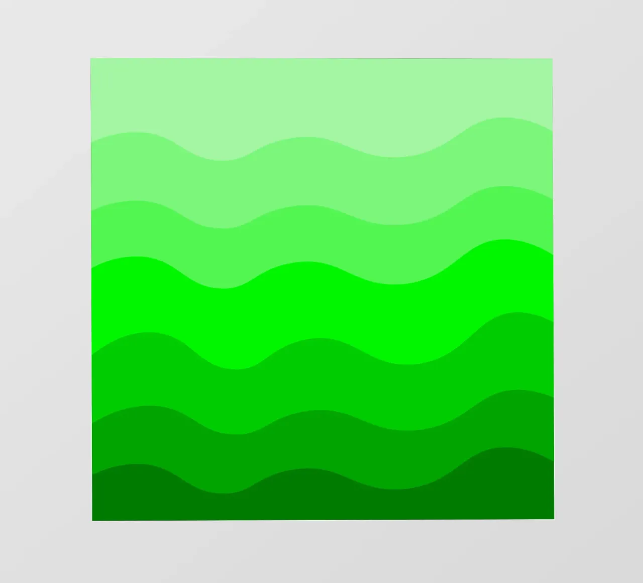 Green gradient design pellicola backlit da baobabprintstore