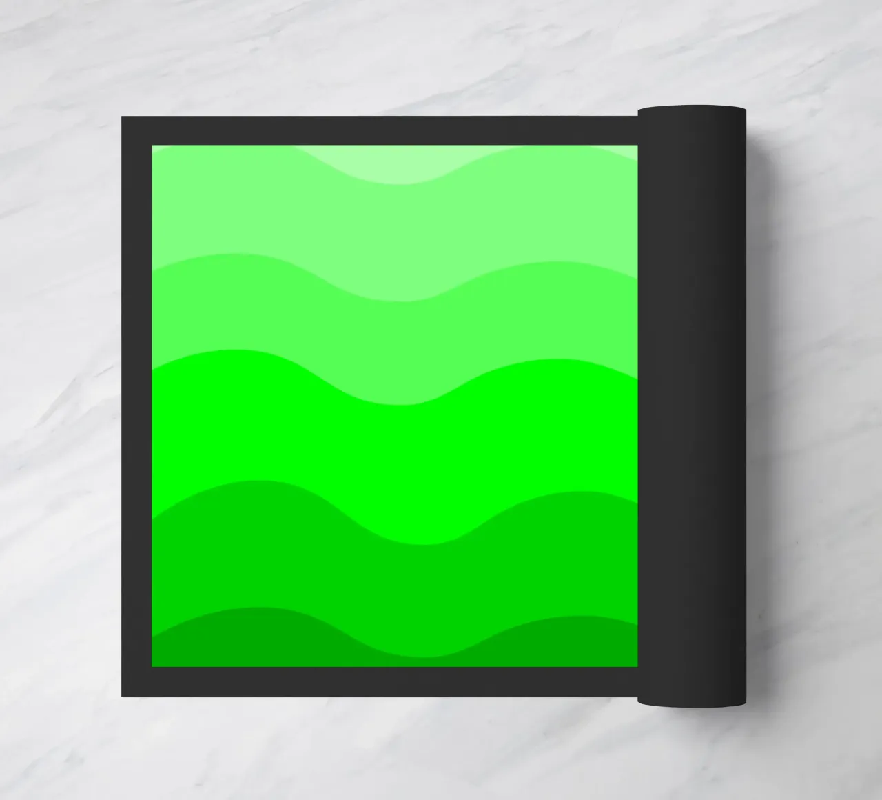 Green gradient design zerbino da baobabprintstore