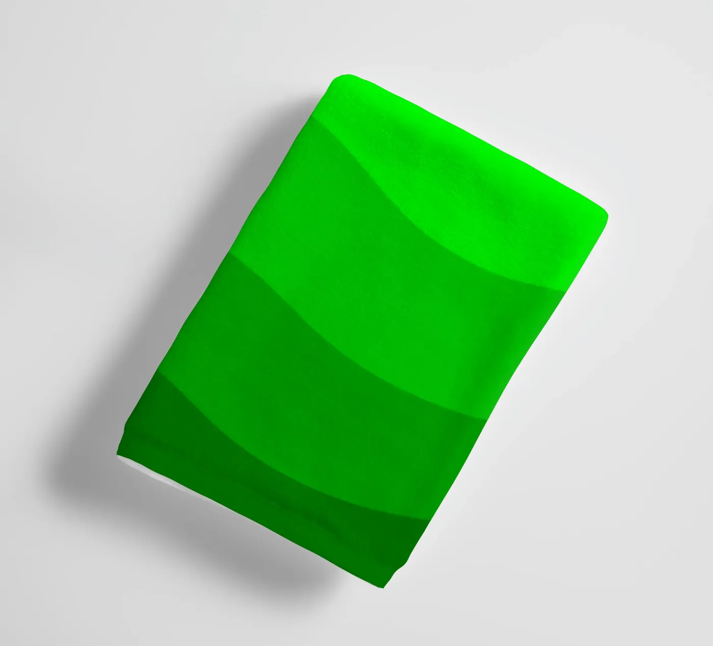 Green gradient design badhanddoek van baobabprintstore