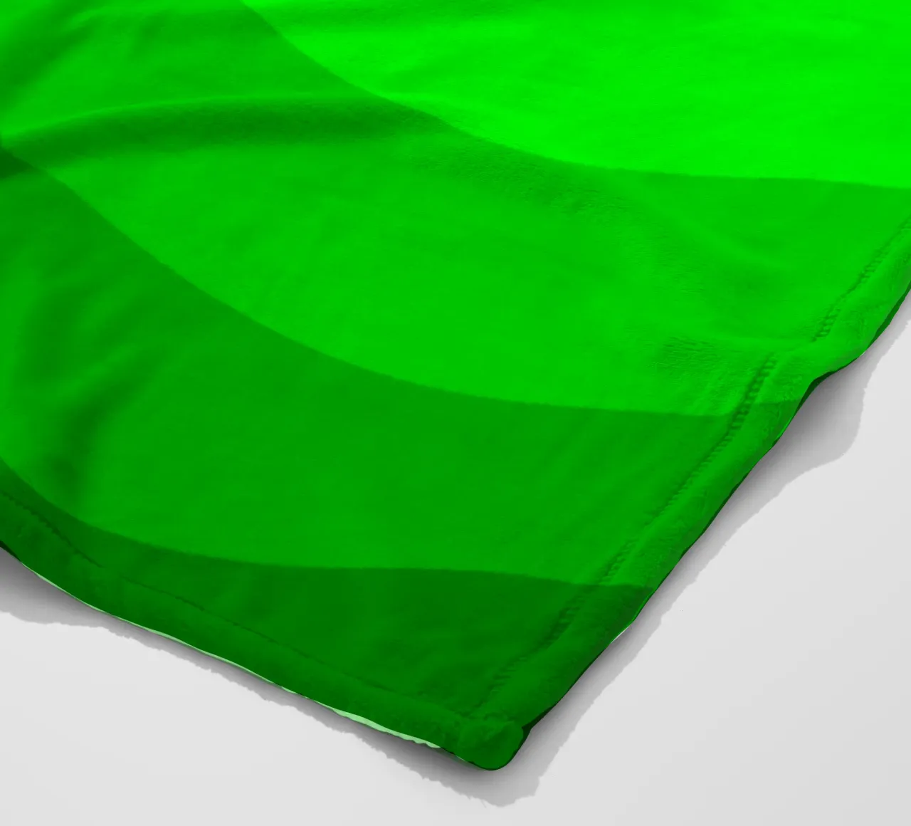 Green gradient design coperta in pile da baobabprintstore