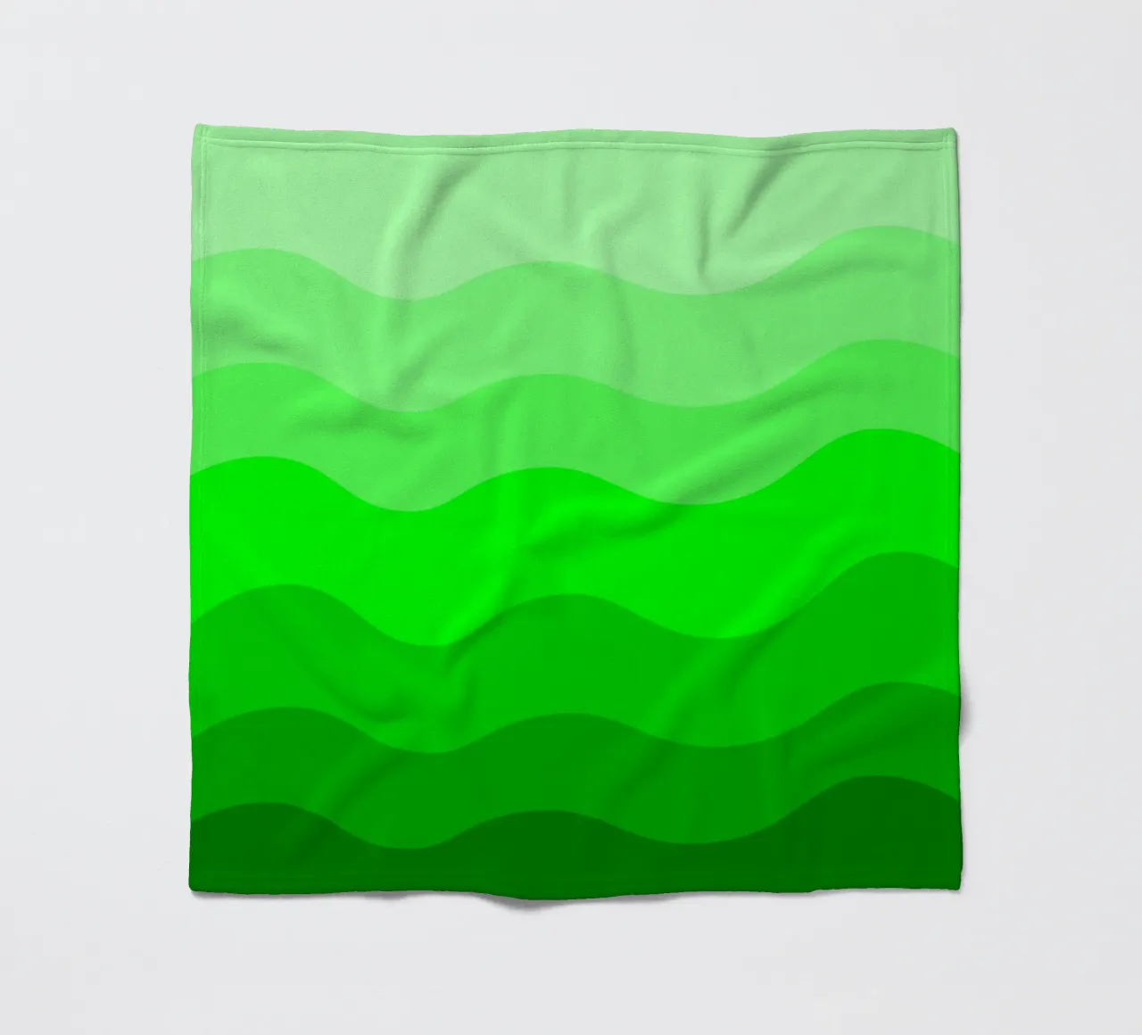 Green gradient design coperta in pile da baobabprintstore