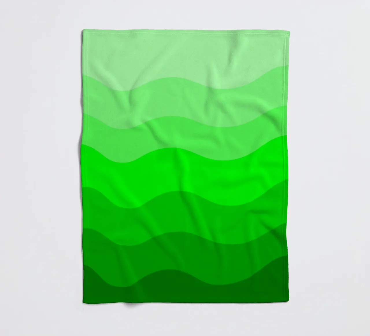 Green gradient design coperta in pile da baobabprintstore