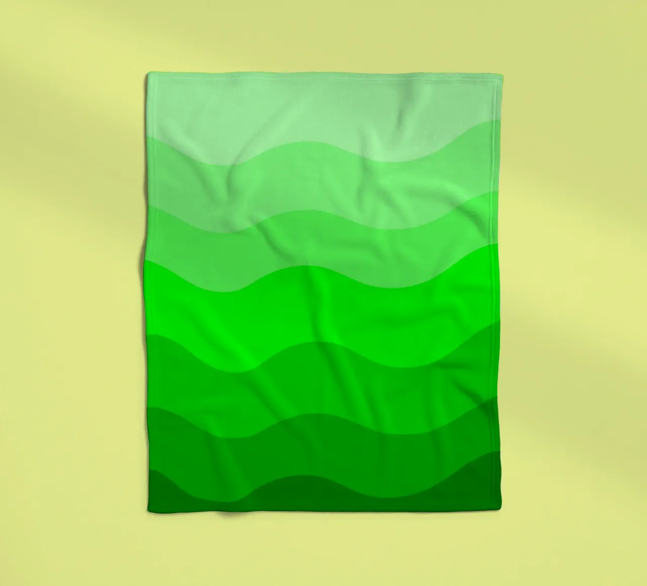Green gradient design coperta in pile da baobabprintstore