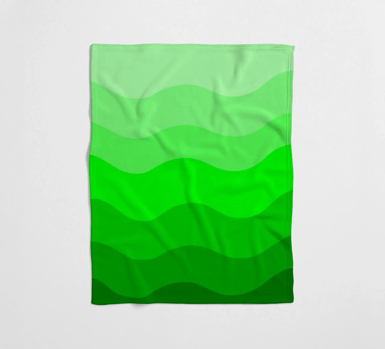 Green gradient design coperta in pile da baobabprintstore