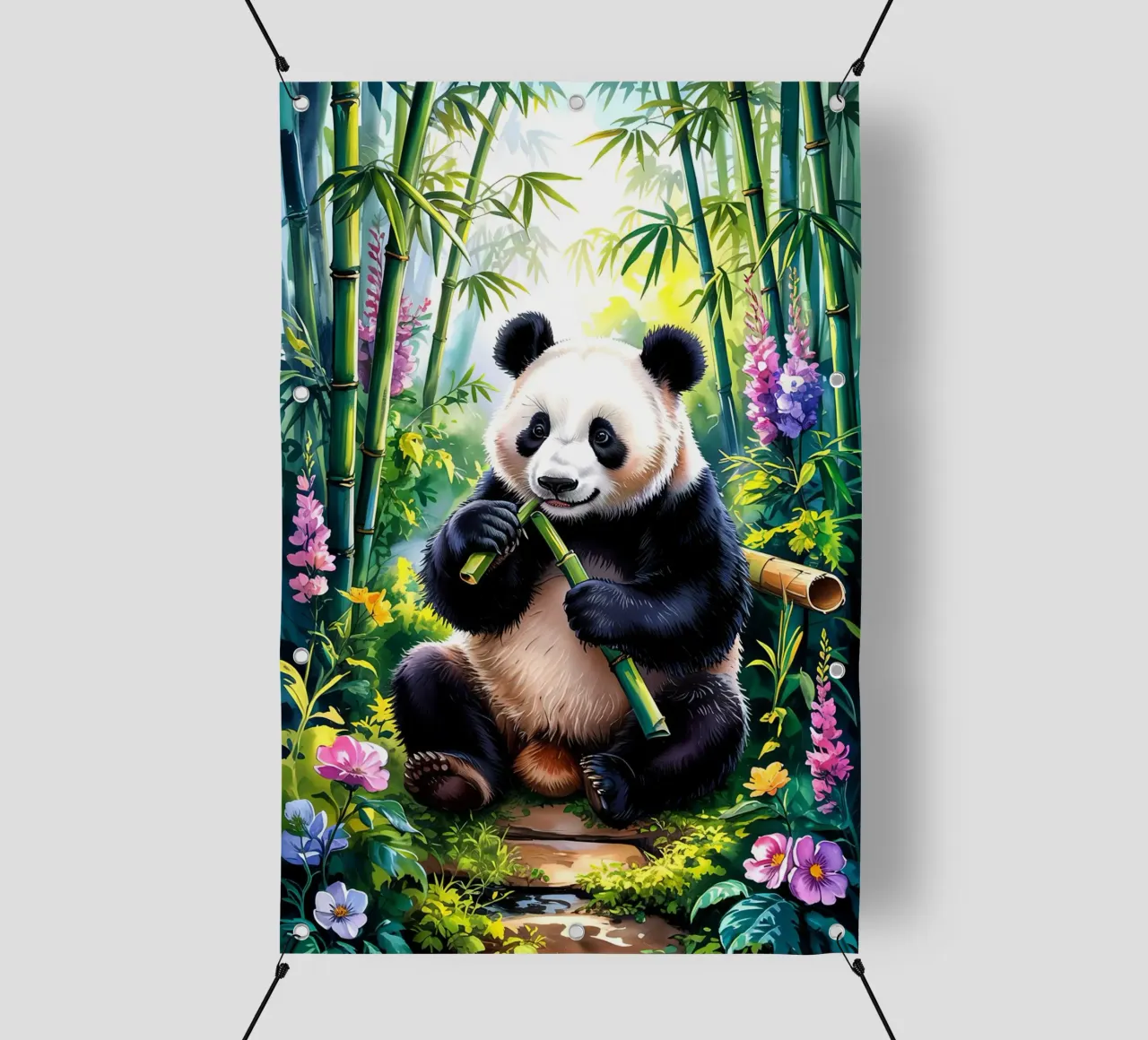 Cute Panda telo in pvc da Jeff Studio