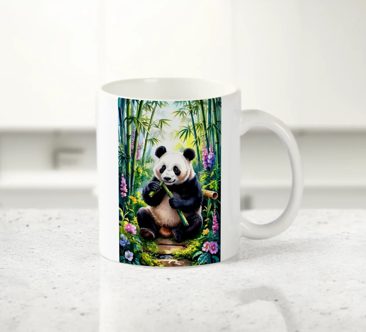 Cute Panda tazza in ceramica da Jeff Studio