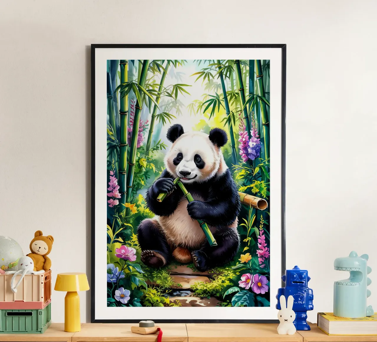 Cute Panda carta hahnemühle da Jeff Studio