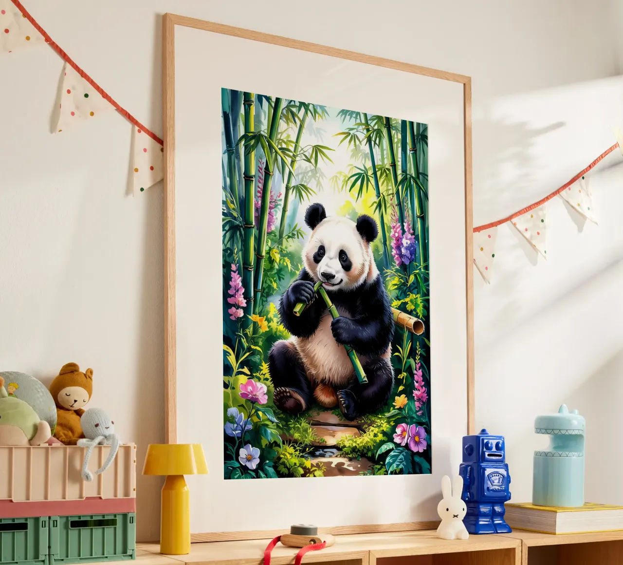 Cute Panda carta hahnemühle da Jeff Studio