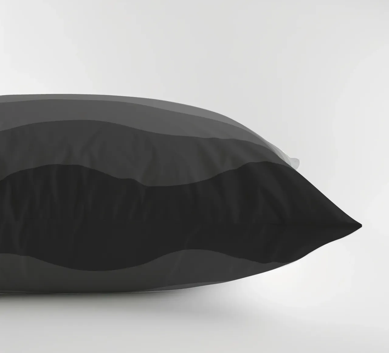 Grey gradient design Kissen von baobabprintstore