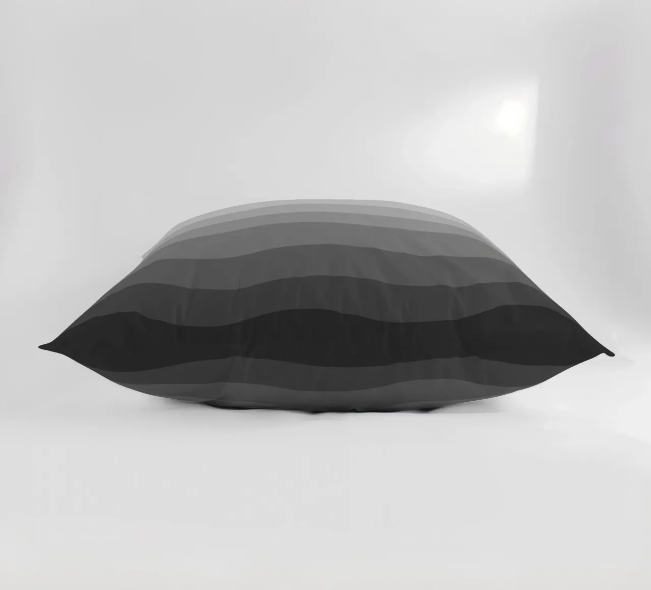 Grey gradient design Kissen von baobabprintstore