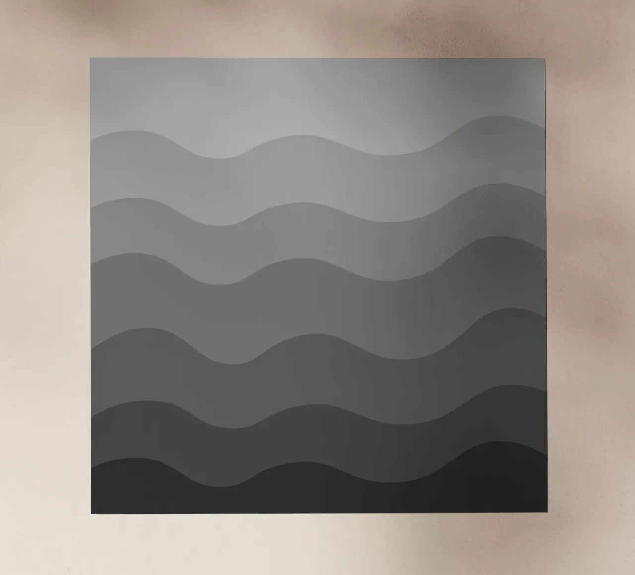 Grey gradient design pellicola backlit da baobabprintstore