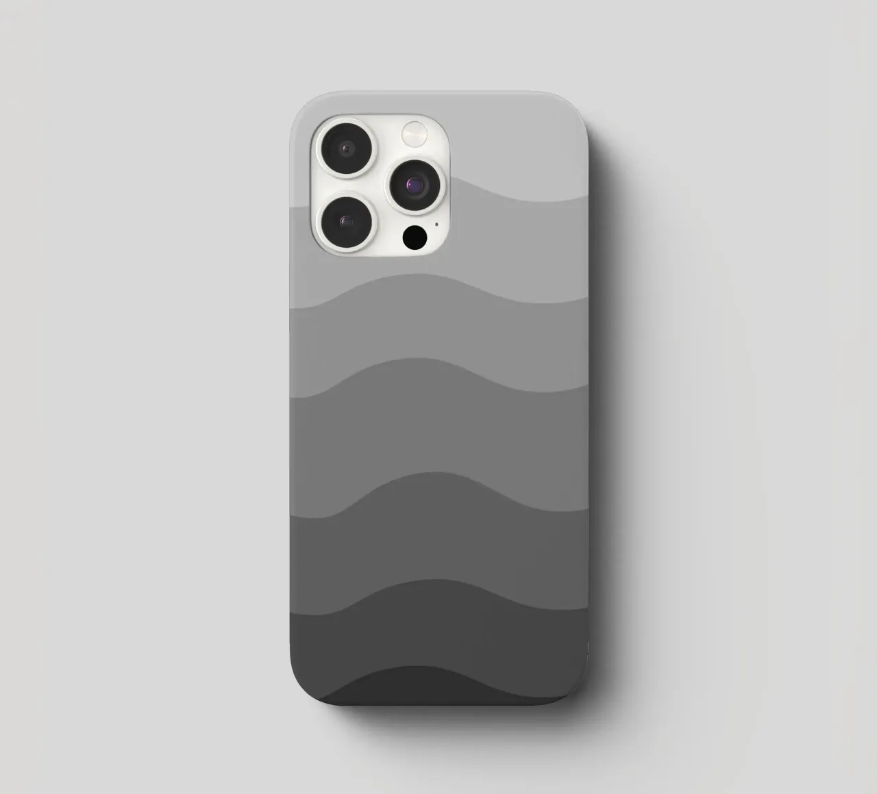 Grey gradient design cover iphone da baobabprintstore
