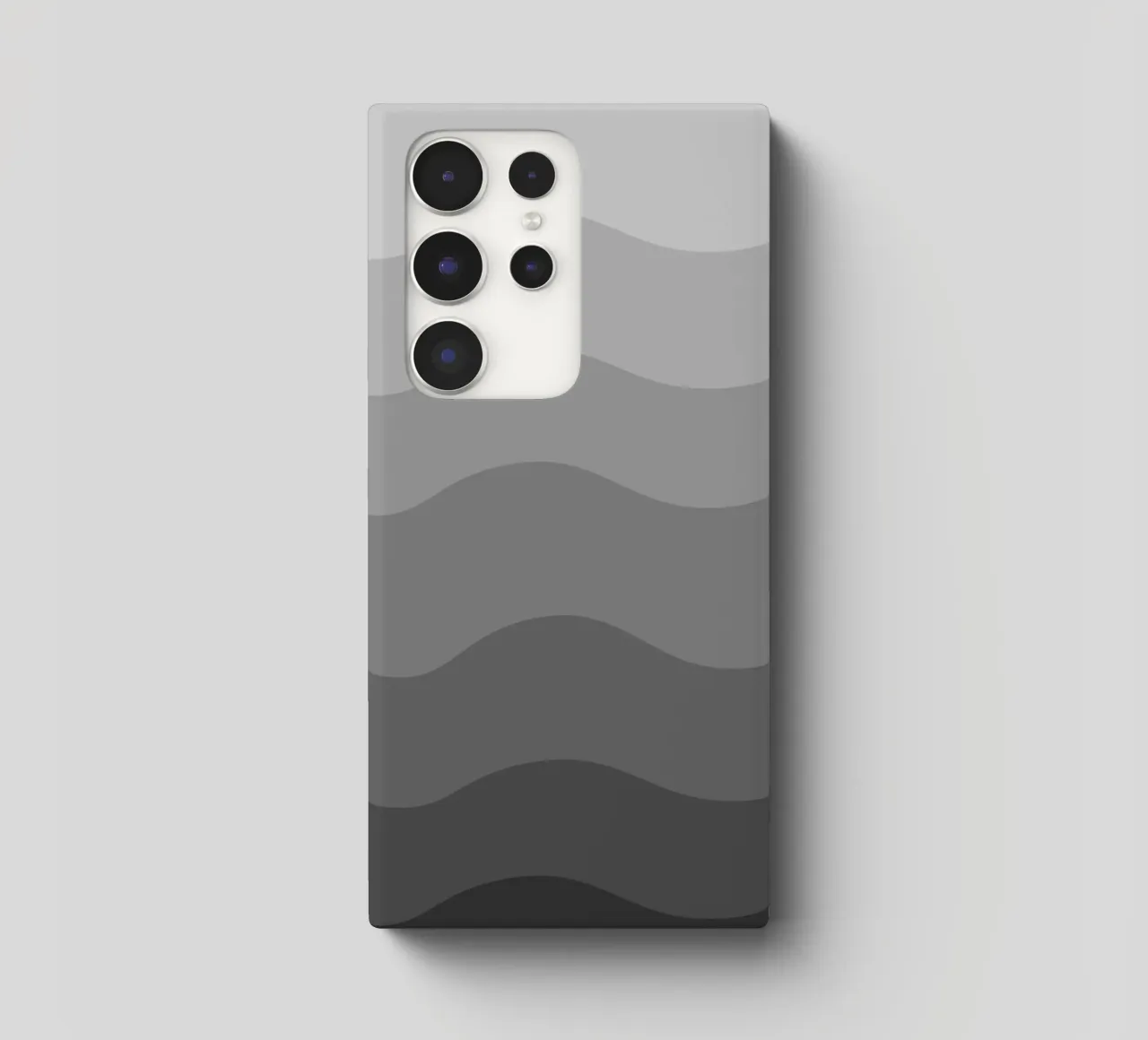 Grey gradient design cover samsung da baobabprintstore