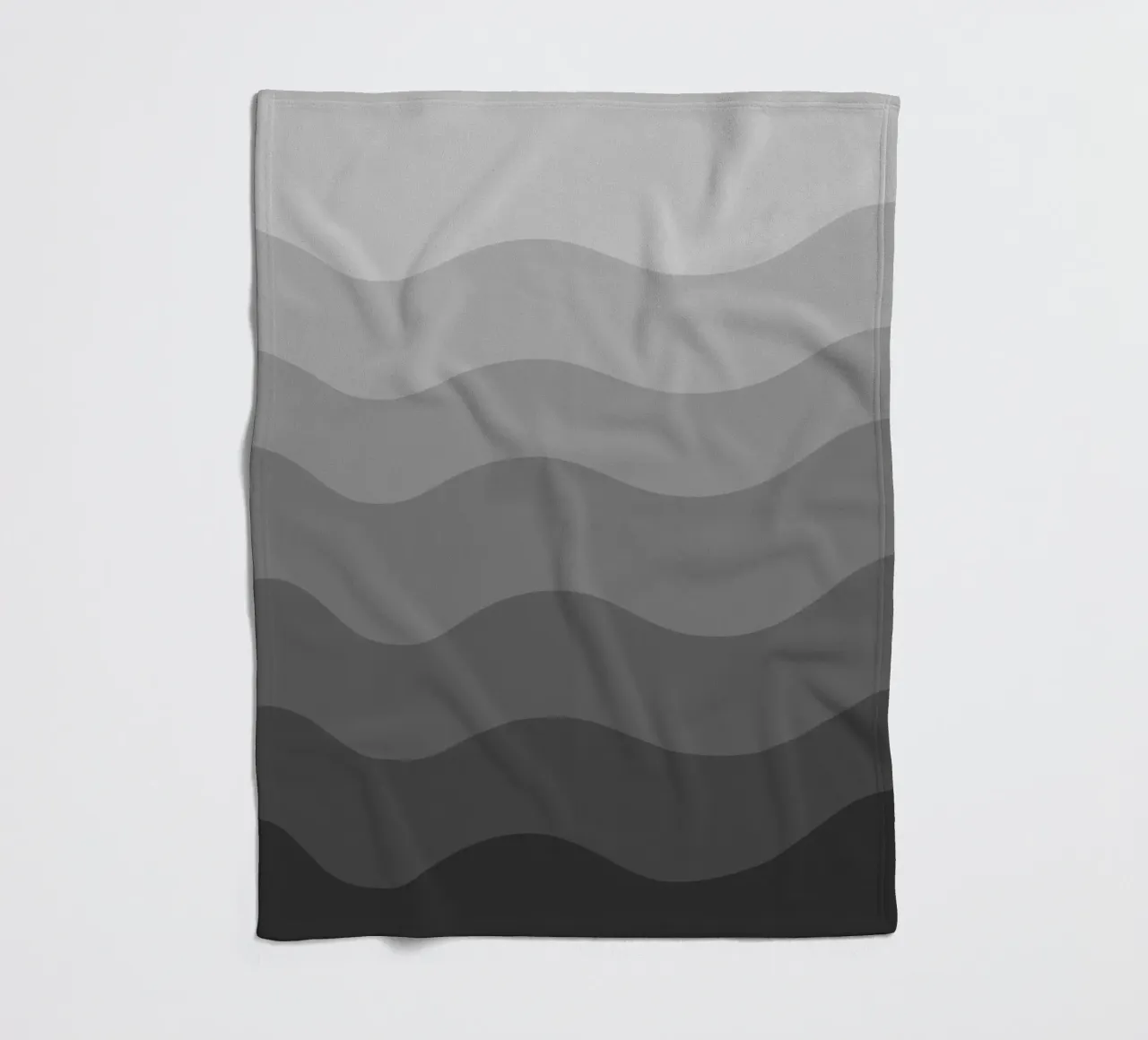 Grey gradient design coperta in pile da baobabprintstore