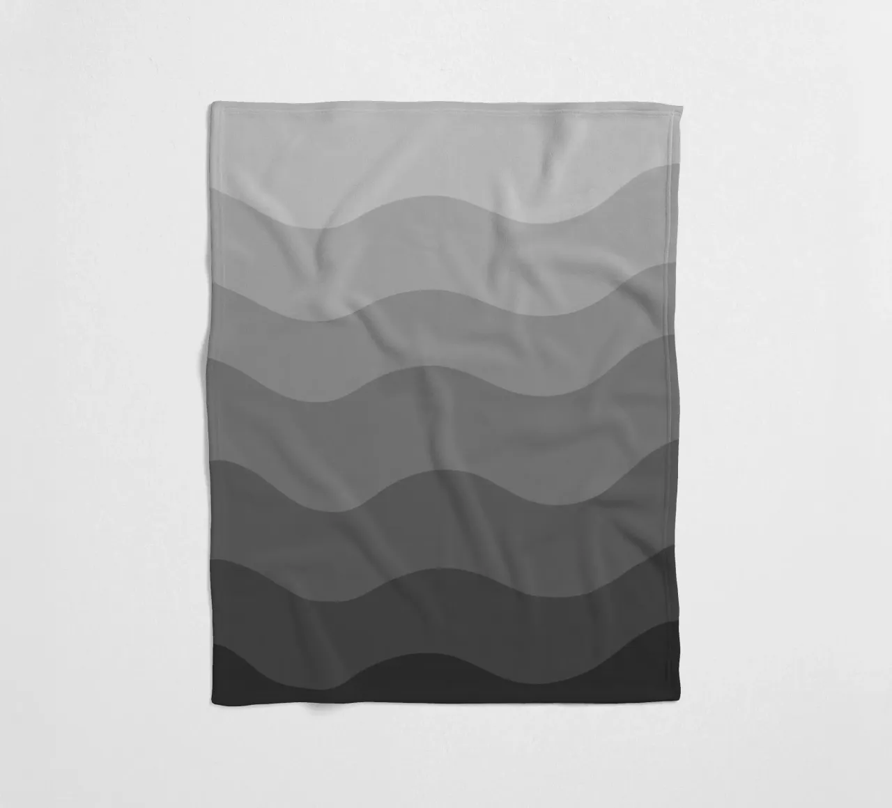 Grey gradient design coperta in pile da baobabprintstore