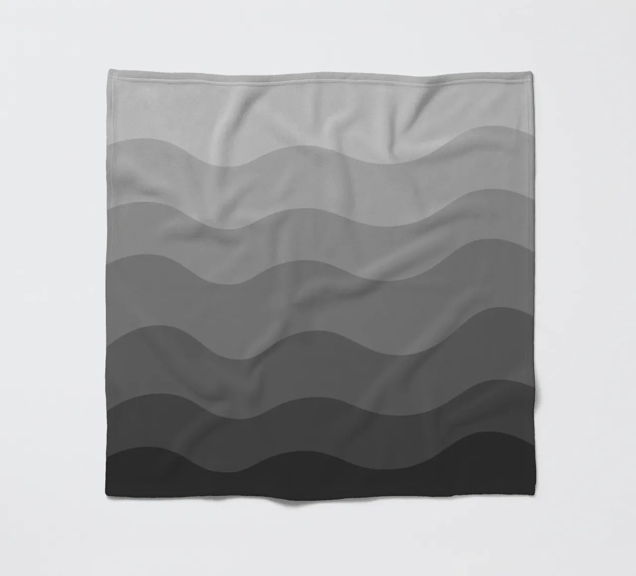 Grey gradient design coperta in pile da baobabprintstore