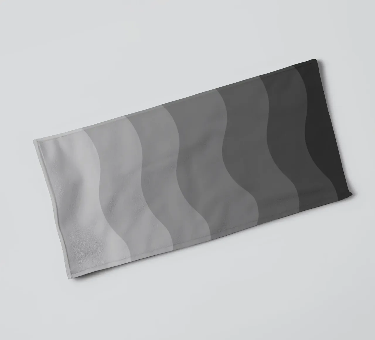 Grey gradient design towel by baobabprintstore