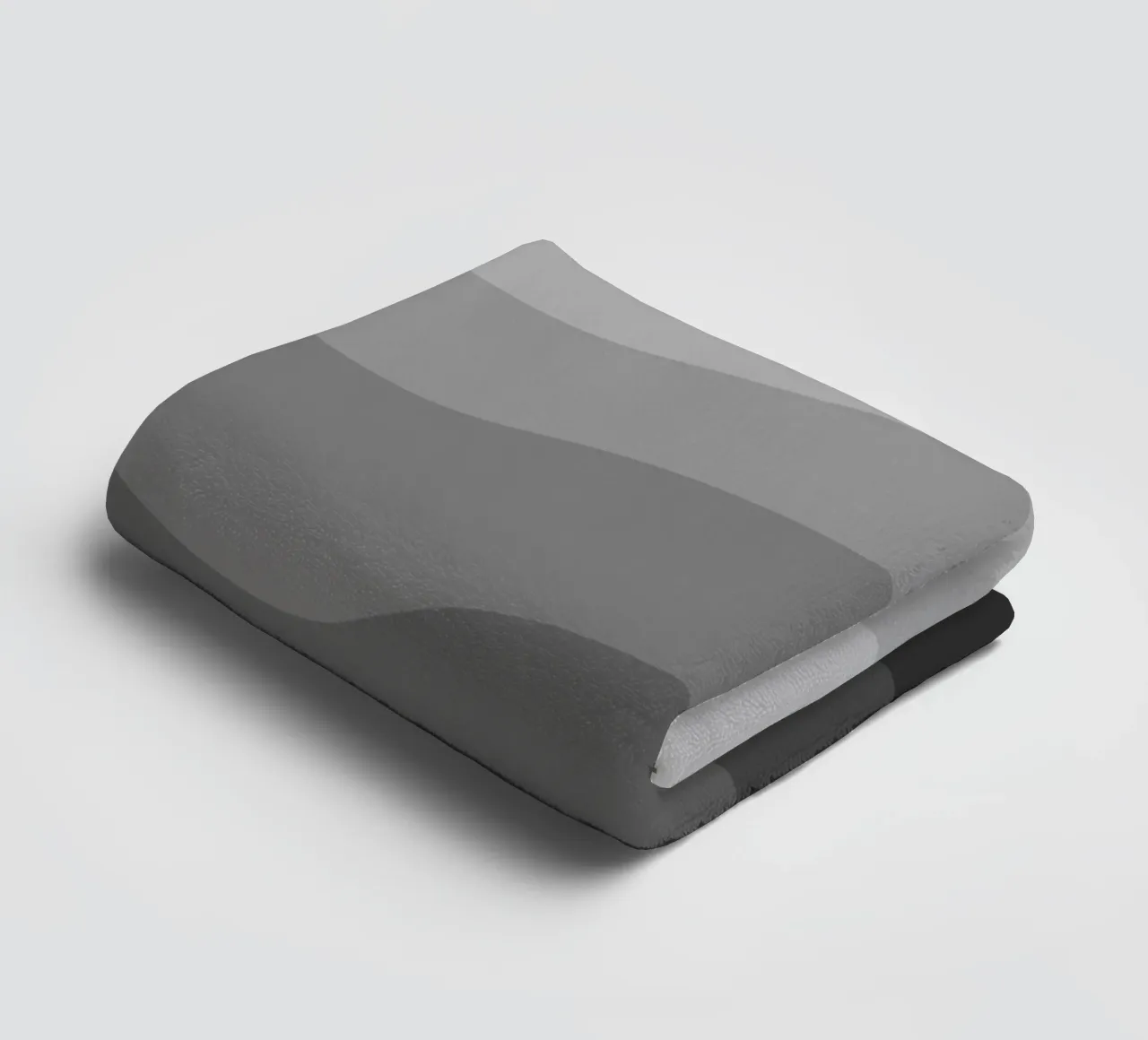 Grey gradient design towel by baobabprintstore