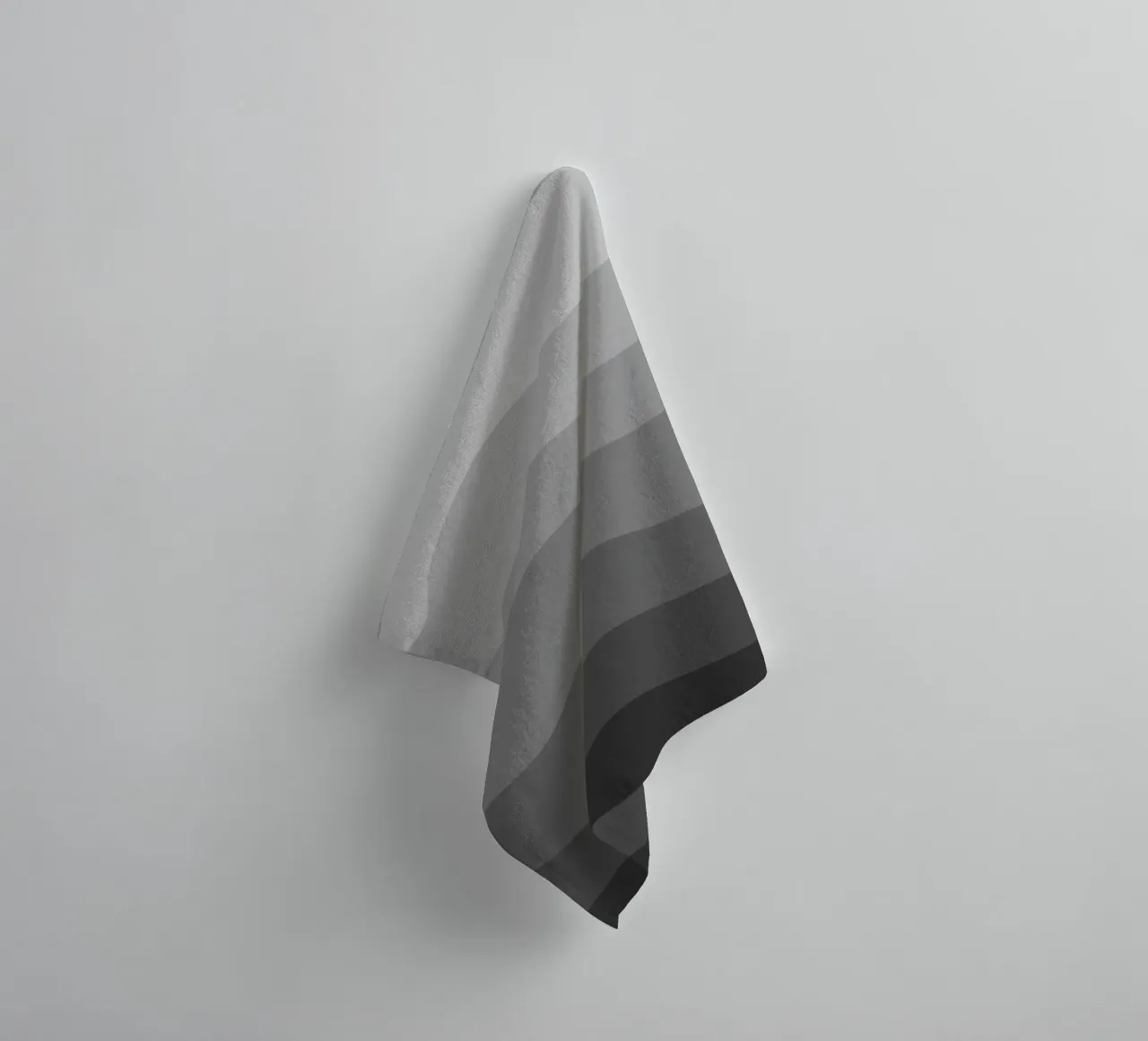 Grey gradient design towel by baobabprintstore