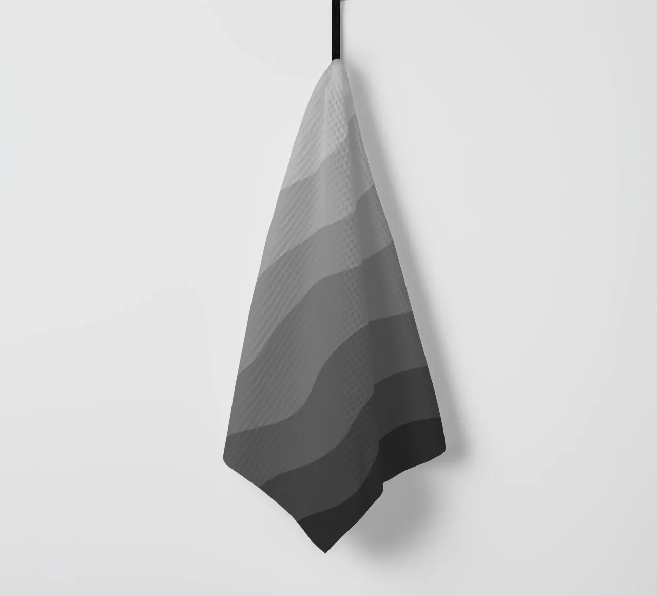 Grey gradient design canovaccio da cucina da baobabprintstore