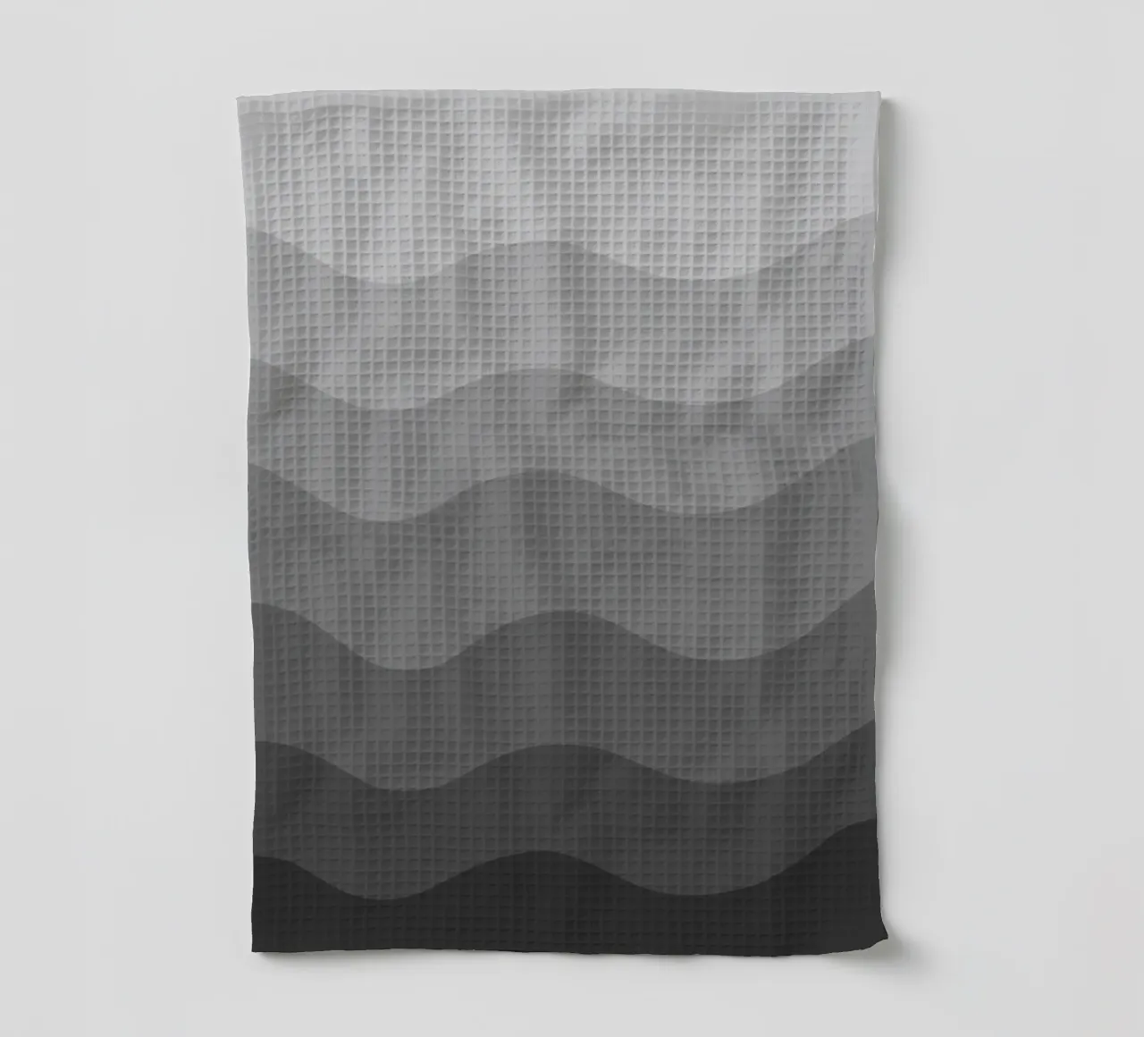 Grey gradient design canovaccio da cucina da baobabprintstore
