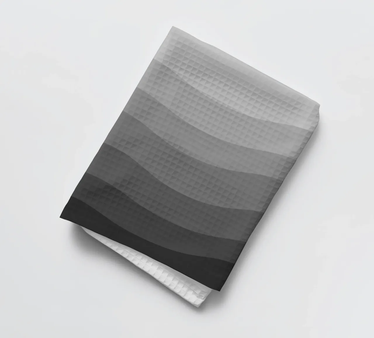 Grey gradient design canovaccio da cucina da baobabprintstore