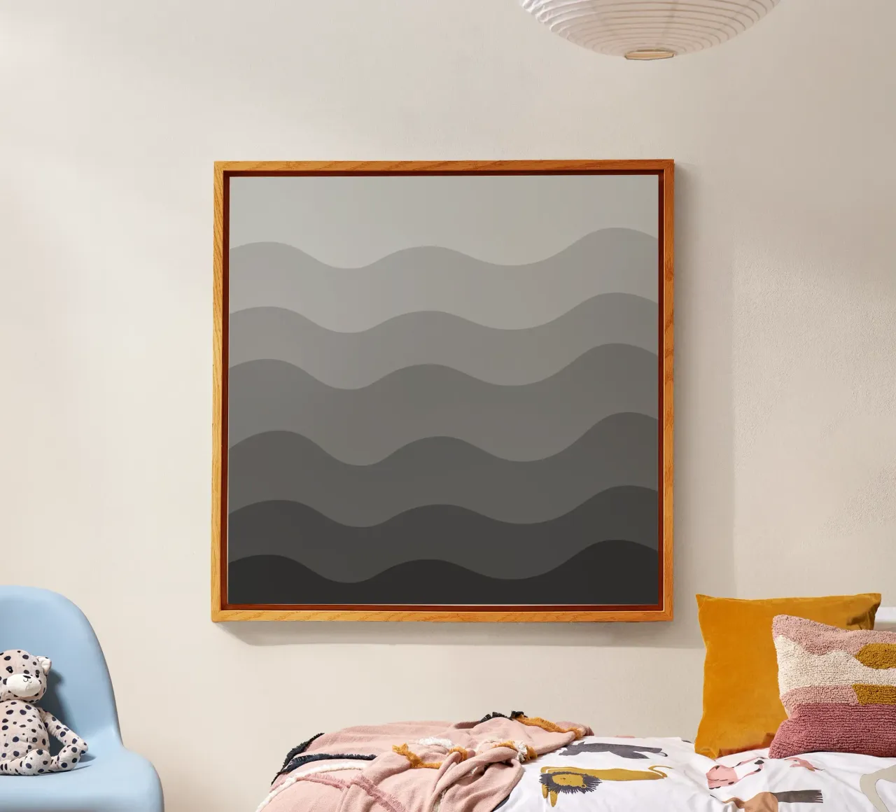 Grey gradient design plexiglass da baobabprintstore