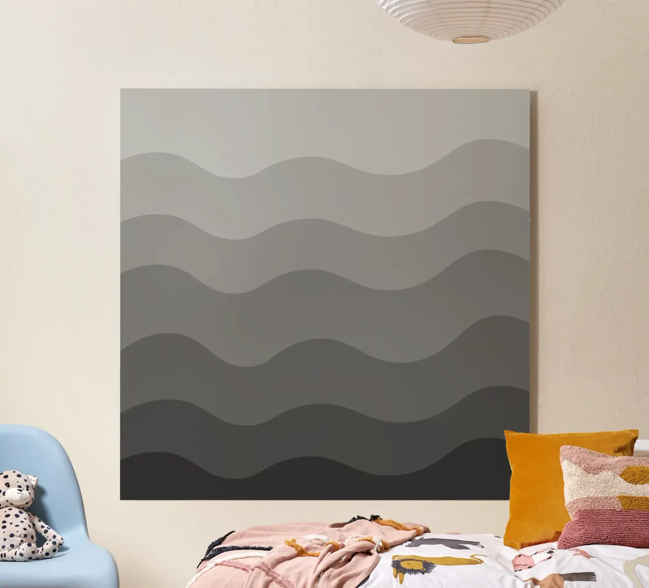 Grey gradient design plexiglass da baobabprintstore