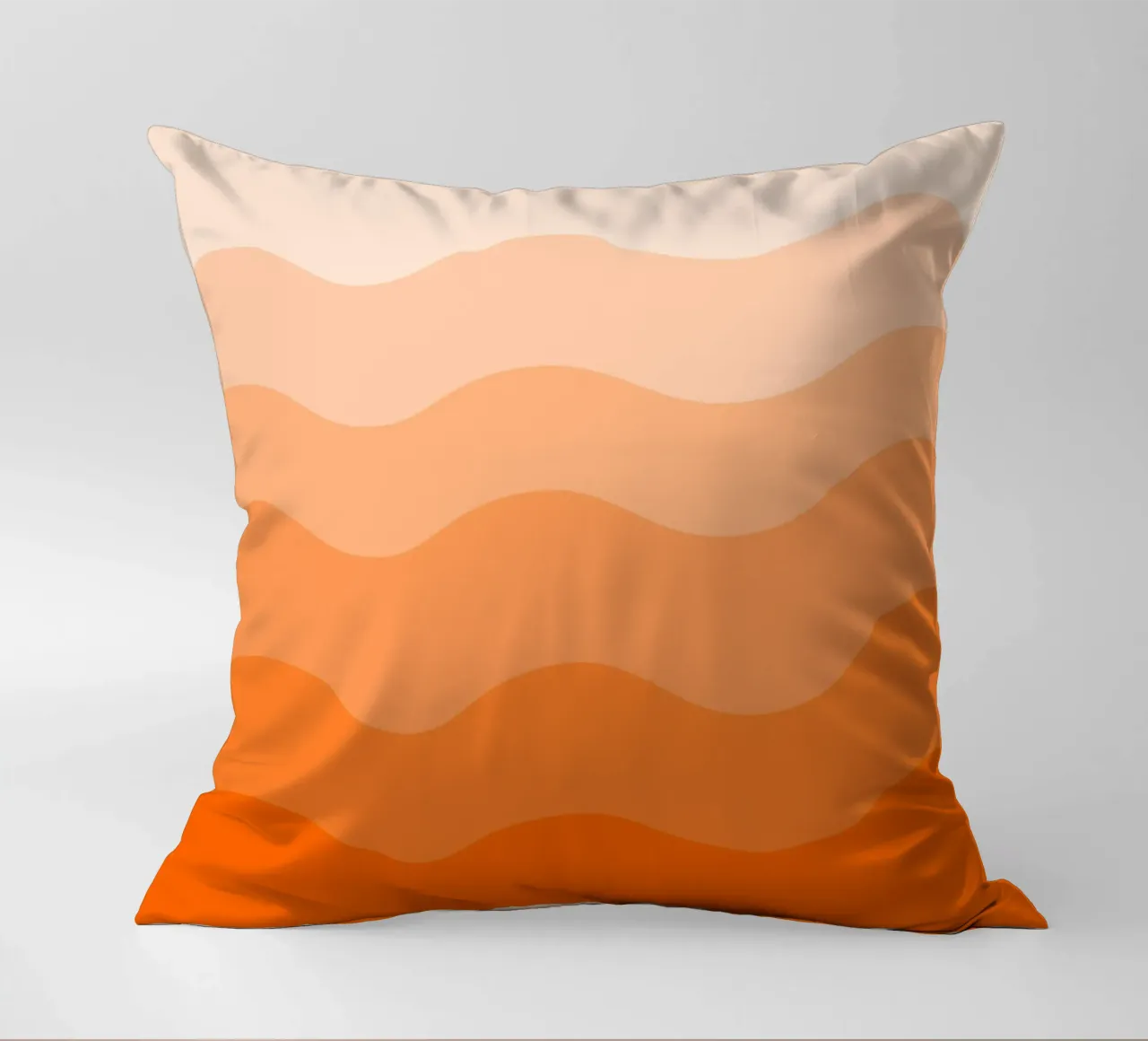 Orange gradient design cuscino da baobabprintstore