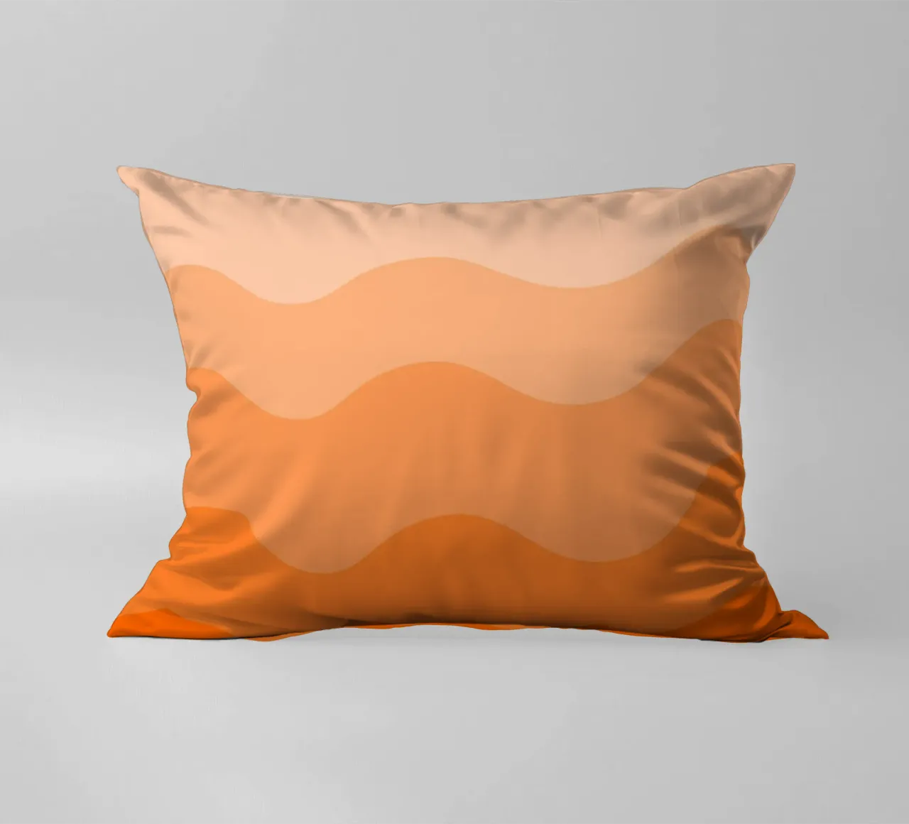 Orange gradient design cuscino da baobabprintstore