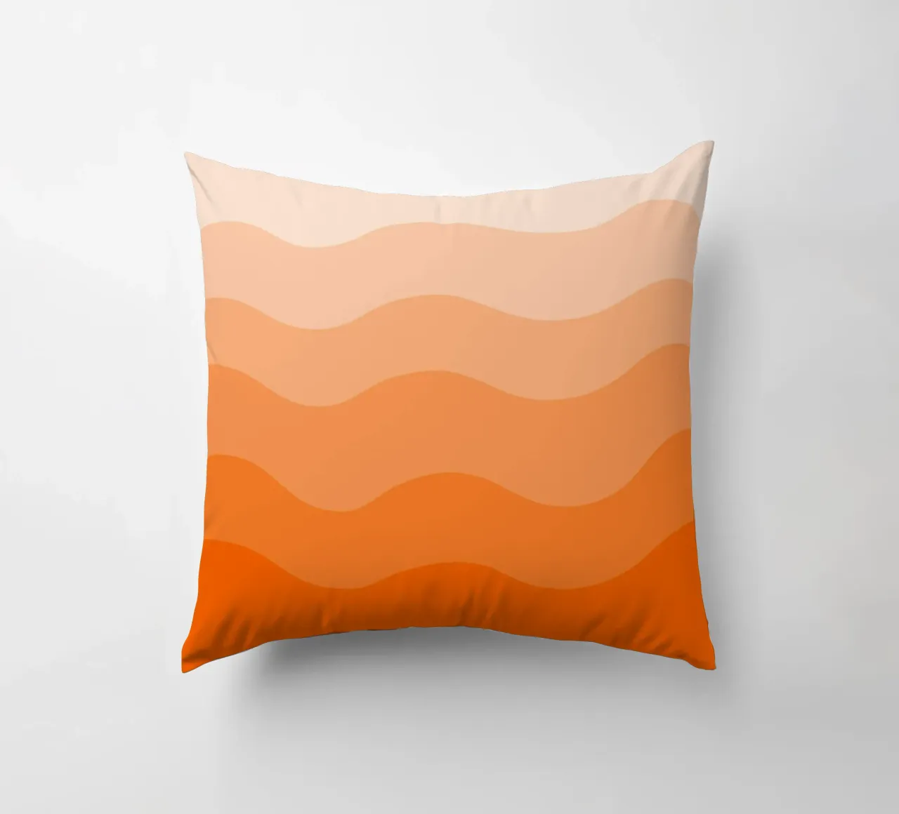 Orange gradient design cuscino da baobabprintstore